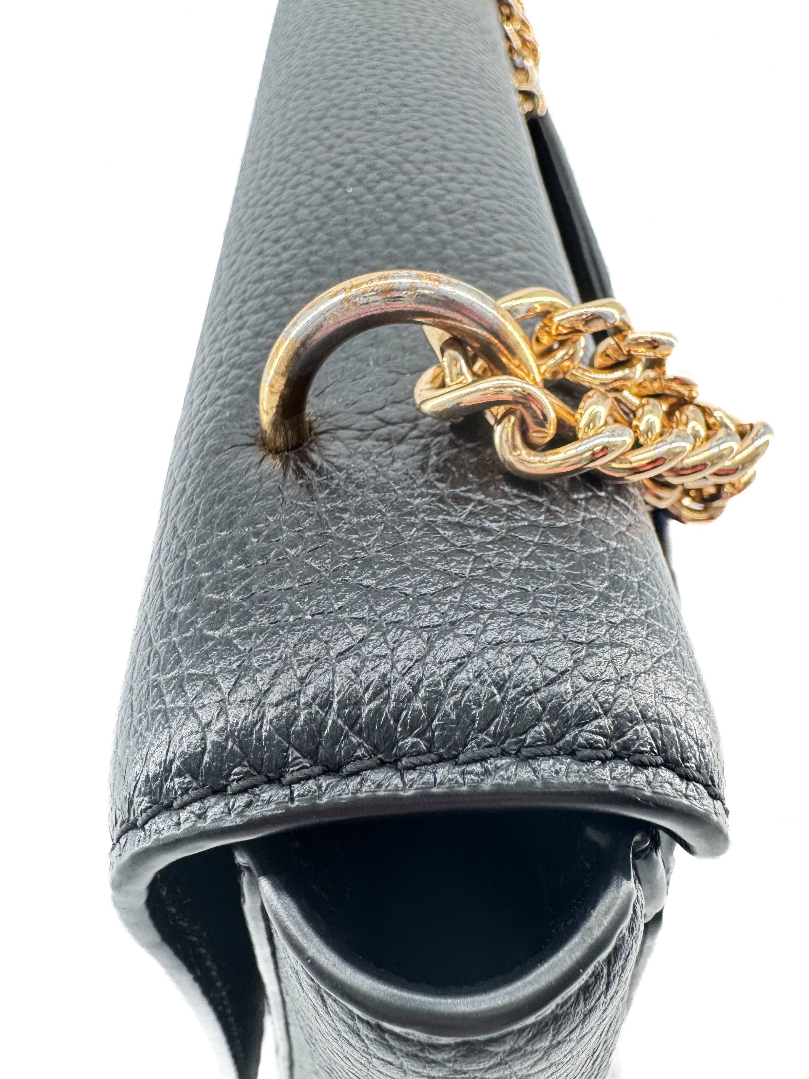 Tory Burch Carter black leather shoulder bag