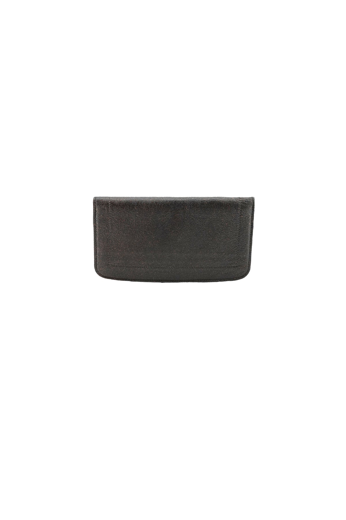 Jimmy Choo brown metallic clutch