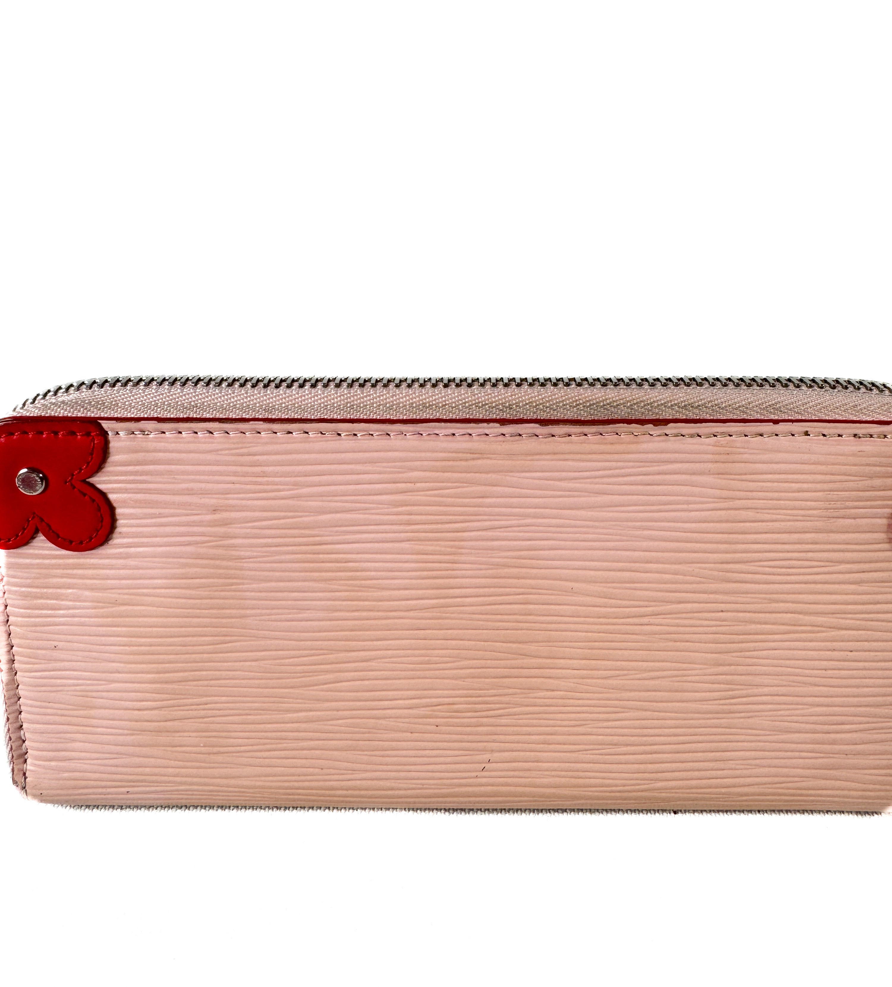 Louis Vuitton pink Epi blooming corners Clemence wallet  UB2108 *as is*