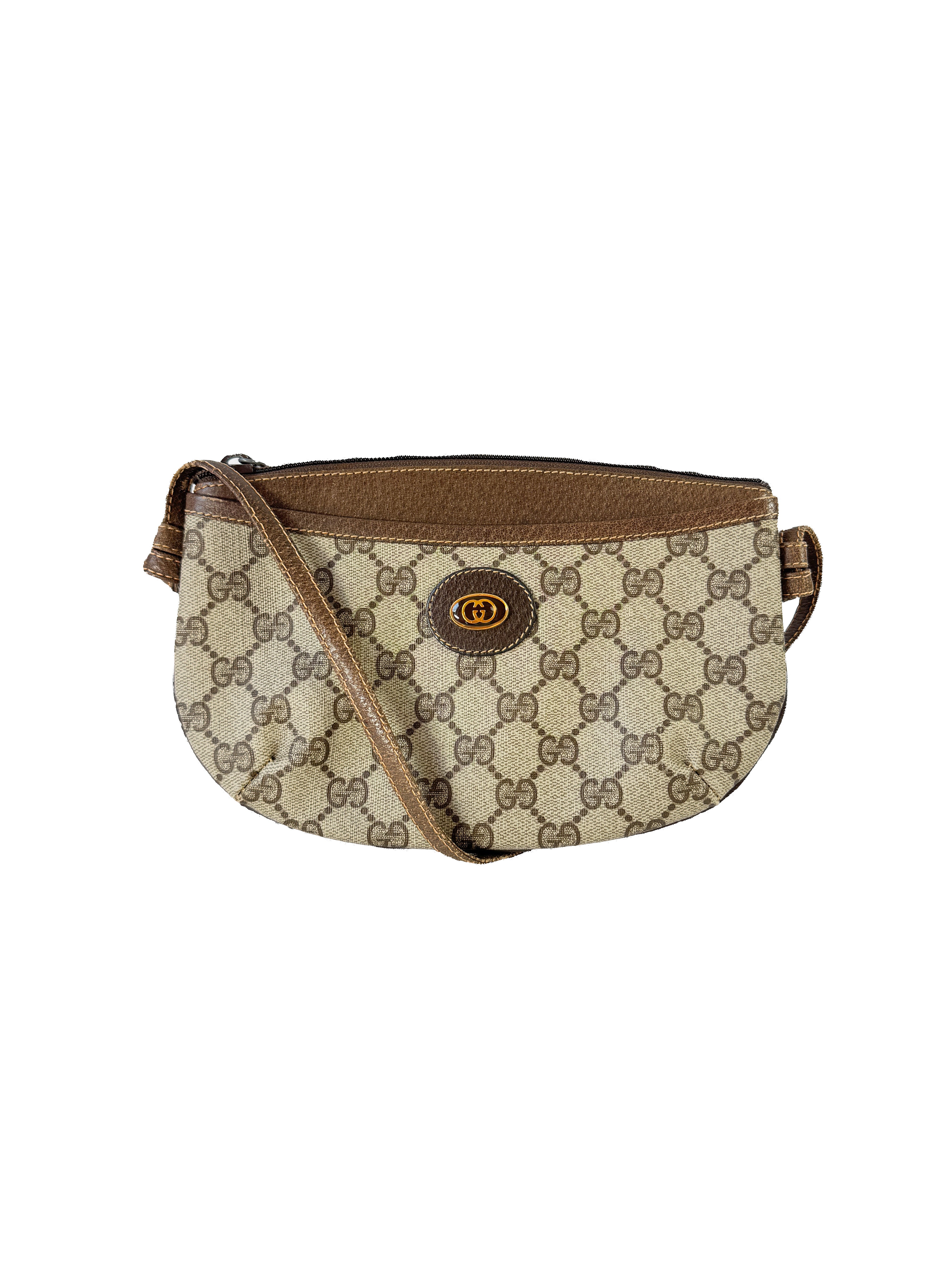 Gucci brown vintage GG crossbody 90402020