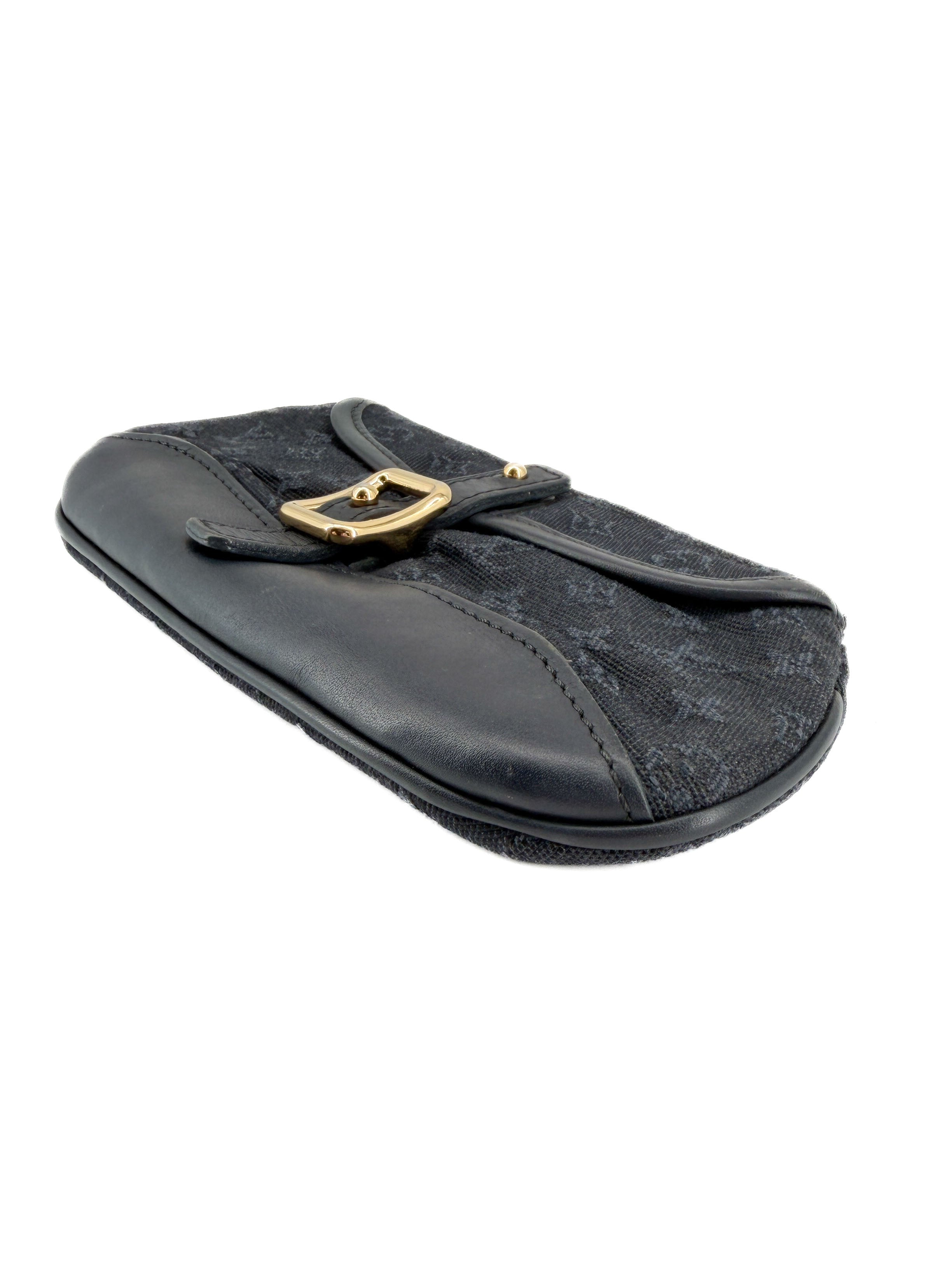 Louis Vuitton navy mini Anne Sophie pochette zip pouch FL0073