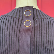 Nicholas navy ribbed top skirt set size S/M