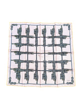 Cartier Panthère light pink silk vintage scarf 90cm