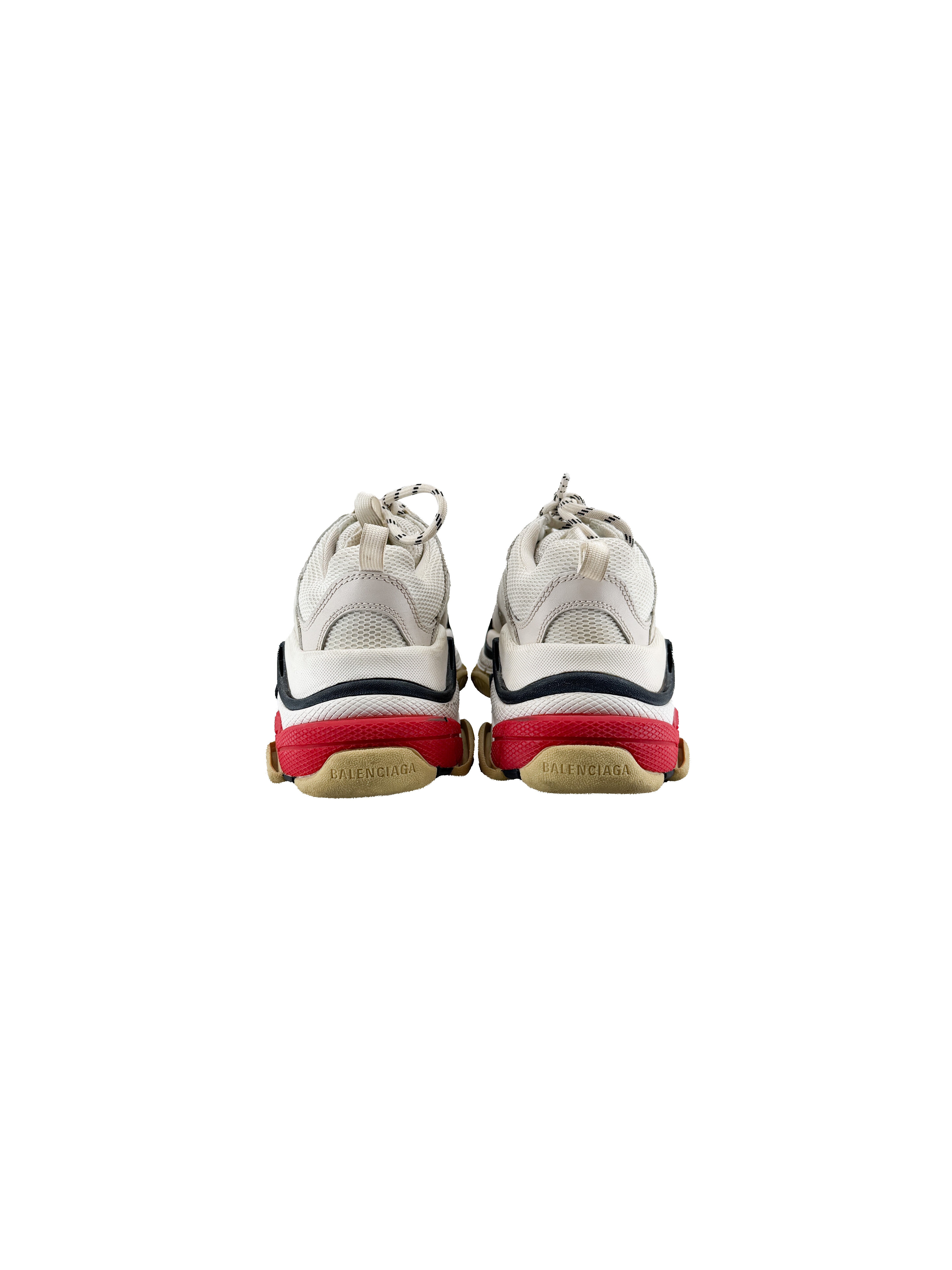 Balenciaga fabric mesh womens Triple S sneakers size 8 *as is*