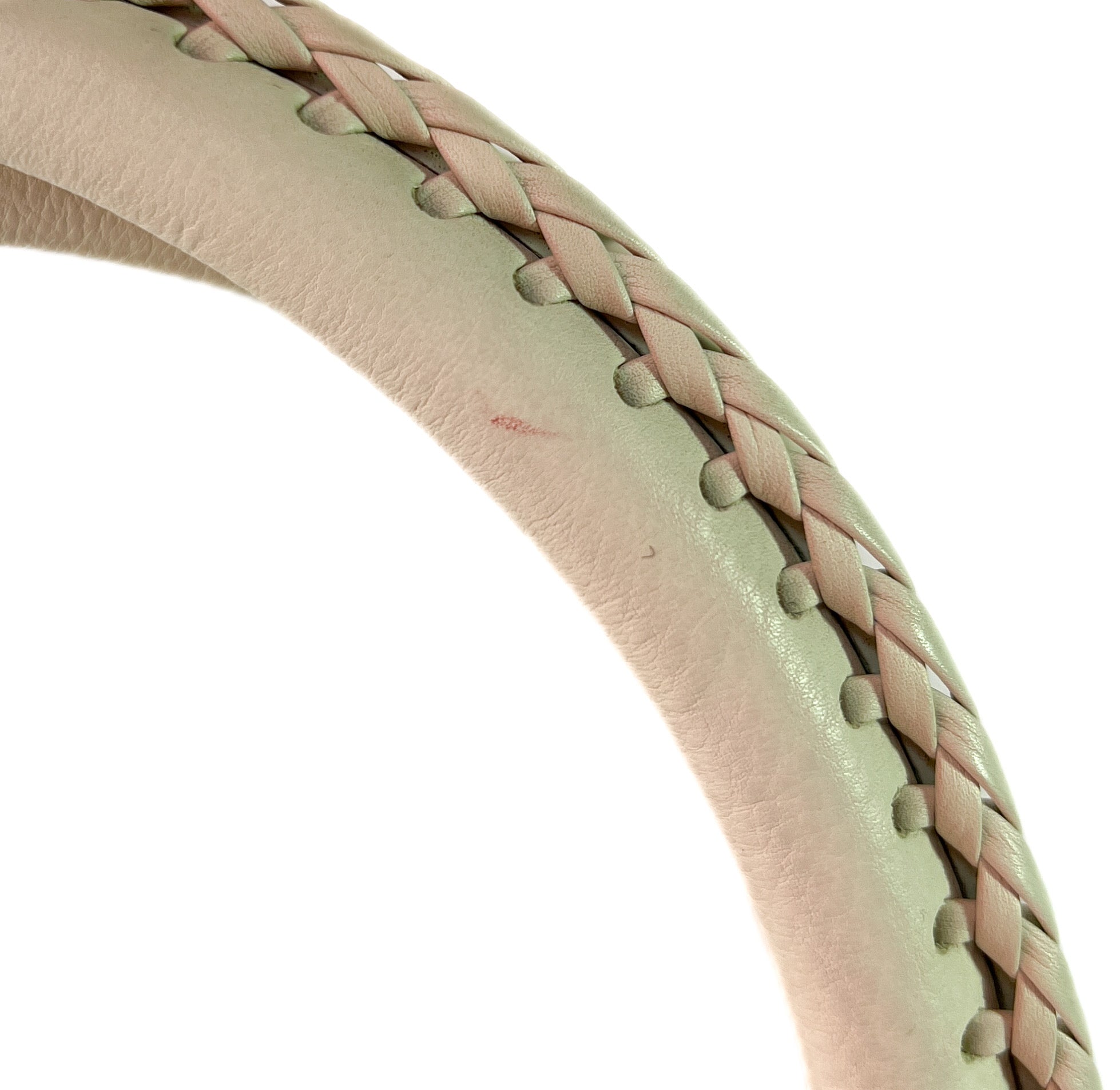 Christian Dior off white leather shoulder bag