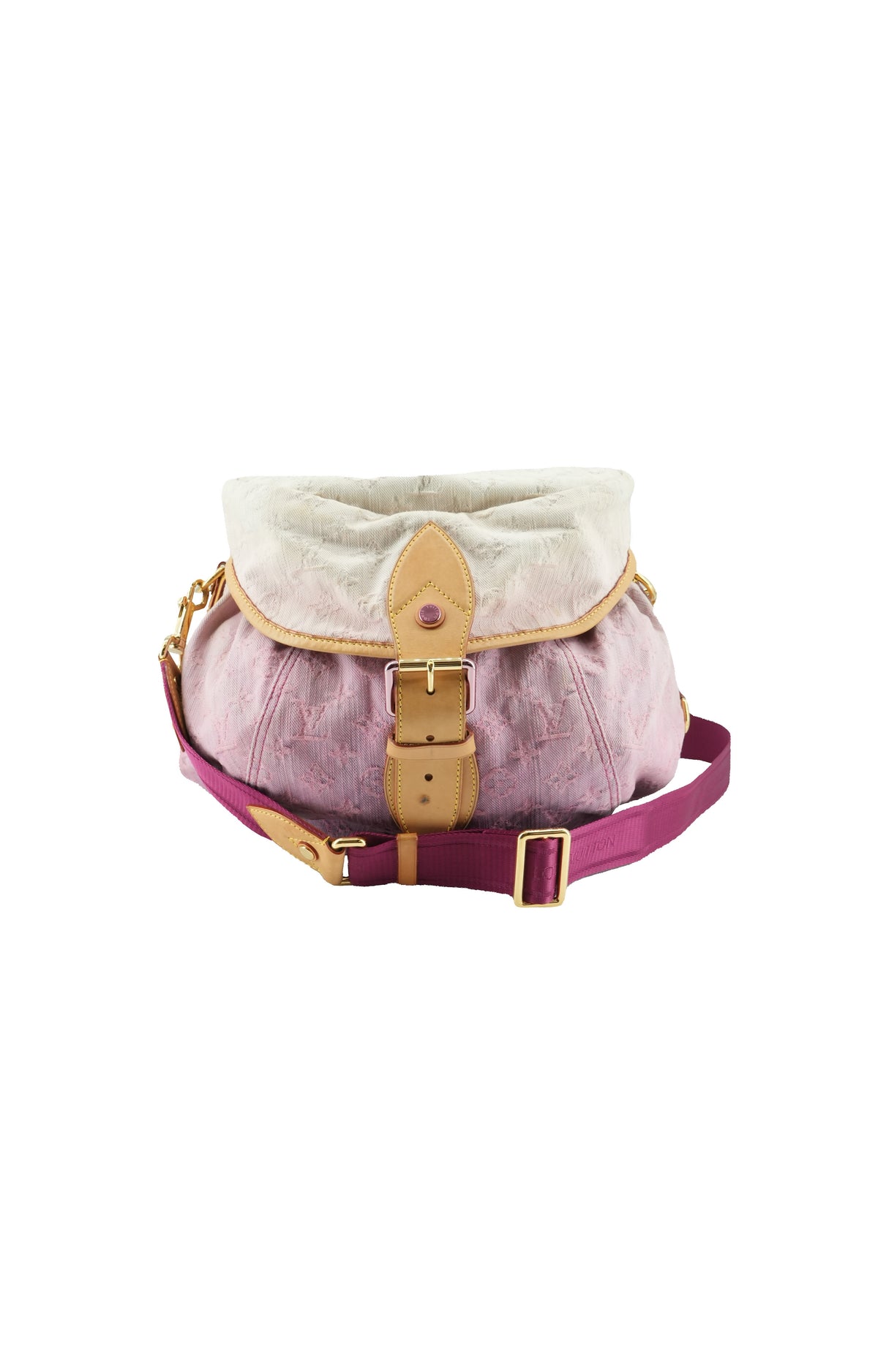 Louis Vuitton Sunshine pink denim monogram FL0130