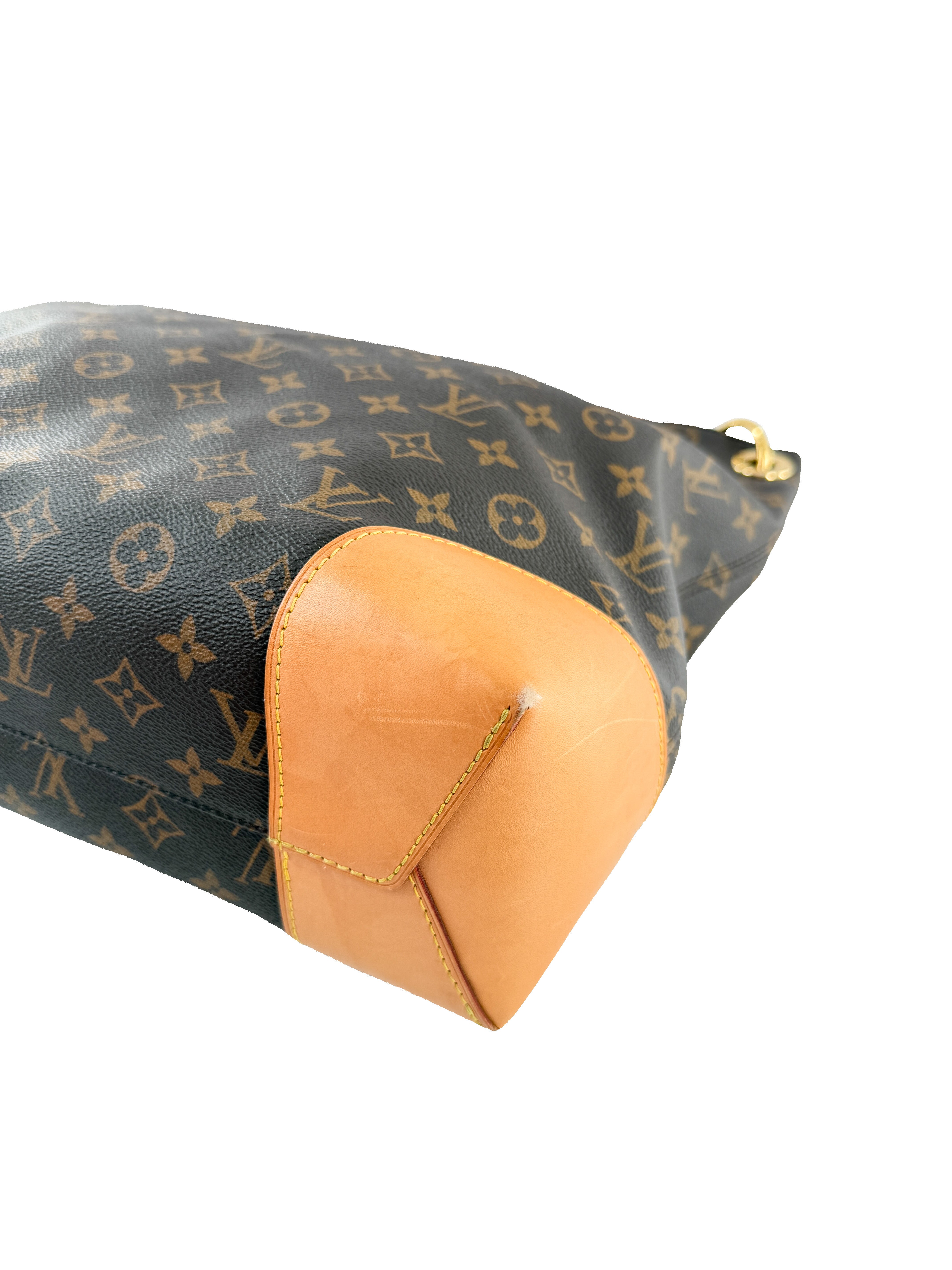 Louis Vuitton Berri MM Monogram Canvas Shoulder Bag DU1176