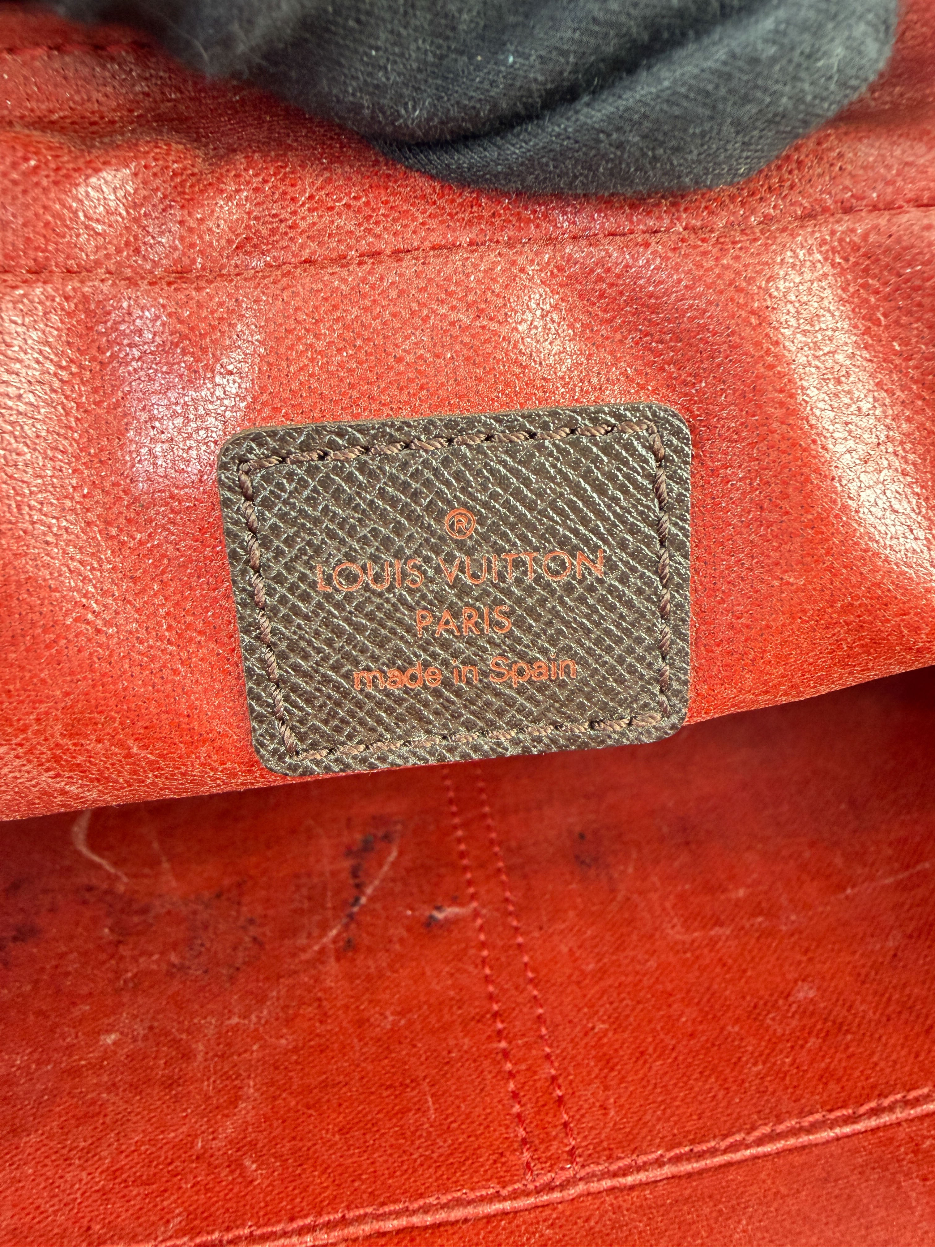 Louis Vuitton damier ebene trousse zip pouch 28