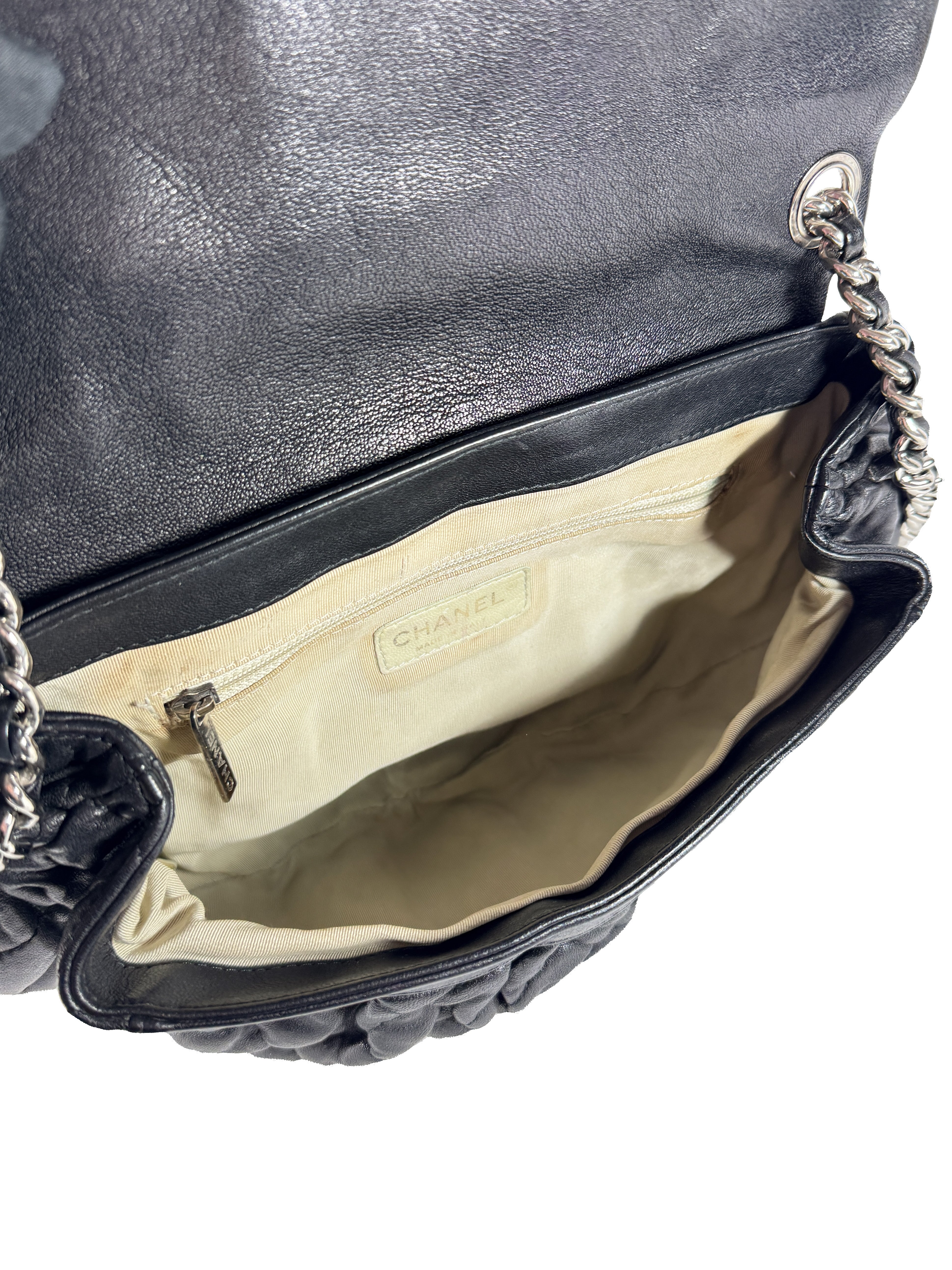 Chanel black quilted leather chain around crossbody 1651018