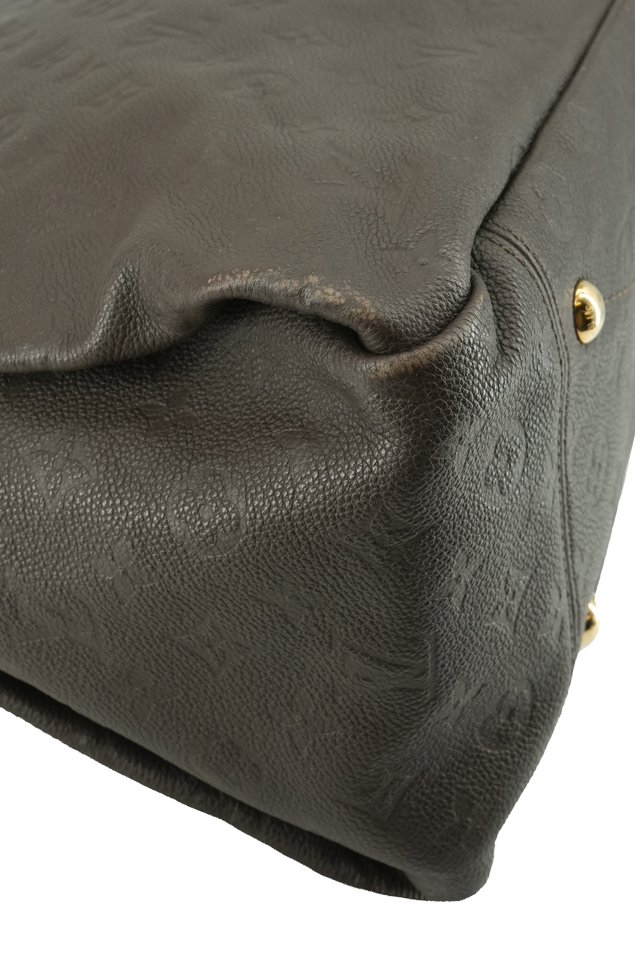Louis Vuitton dark brown empreinte leather Artsy CA3174
