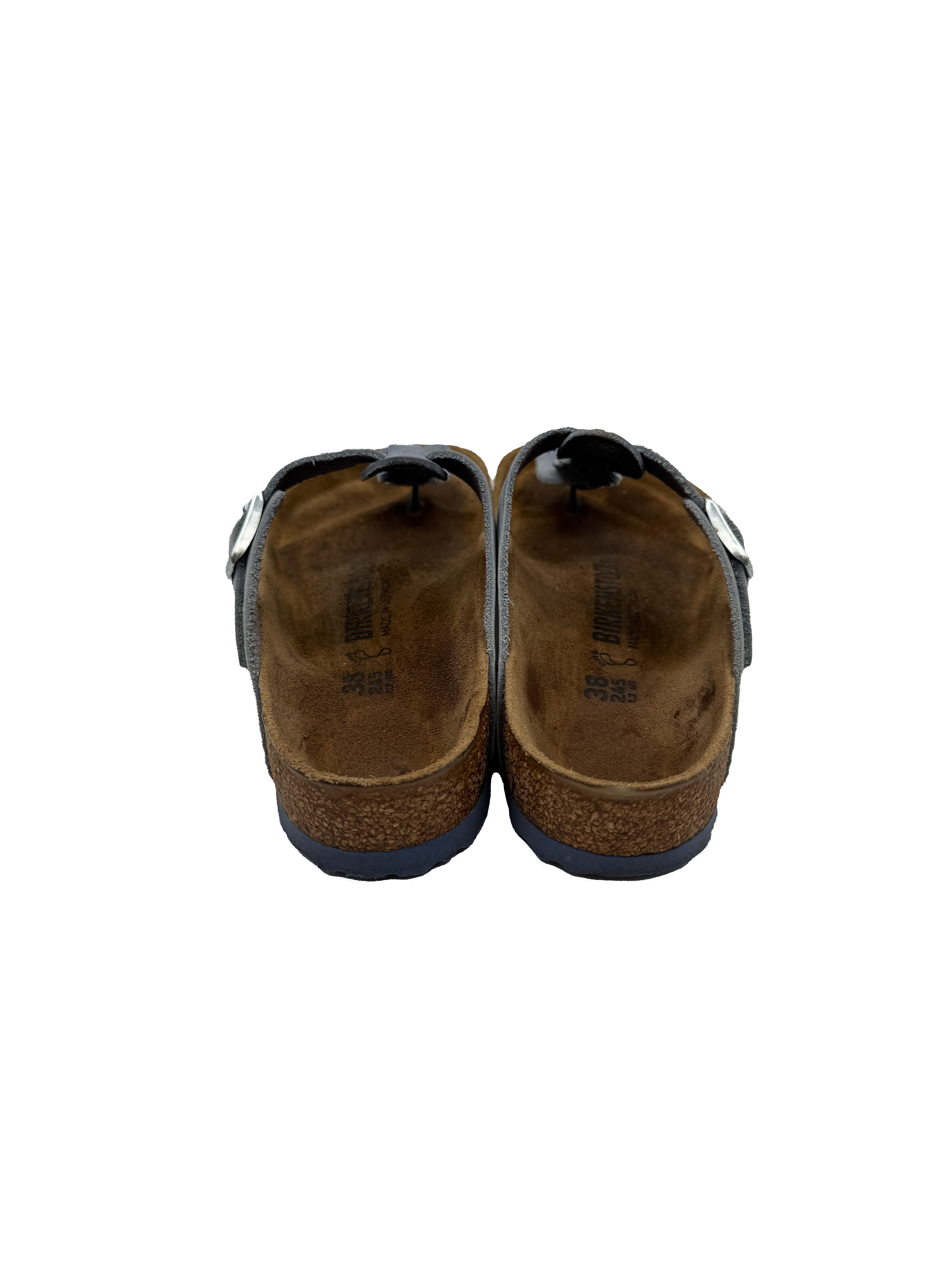 Birkenstock blue braided sandals size 7