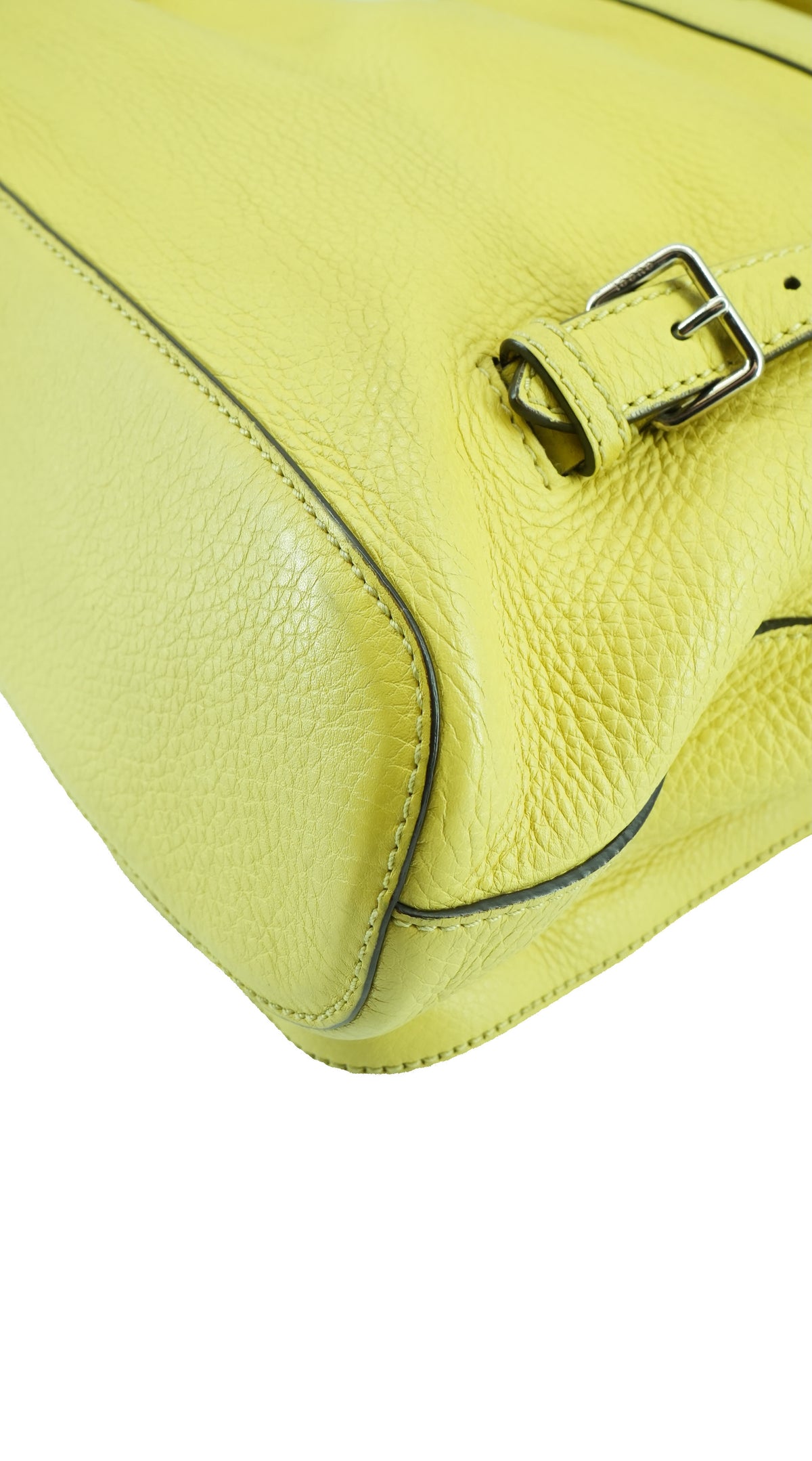 Gucci Chartreuse bamboo tassel backpack 493075