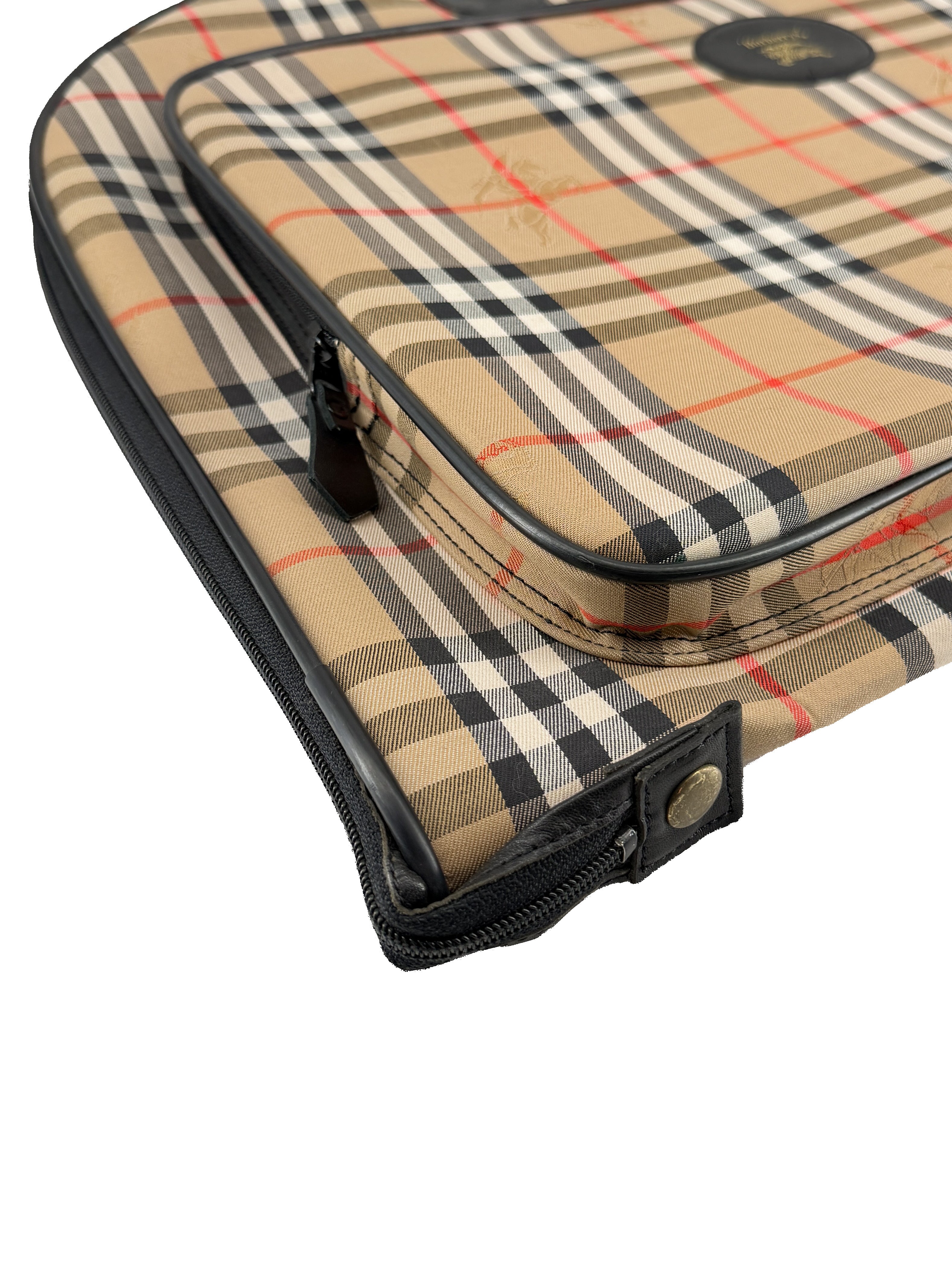 Burberry vintage Nova Check foldable garment bag