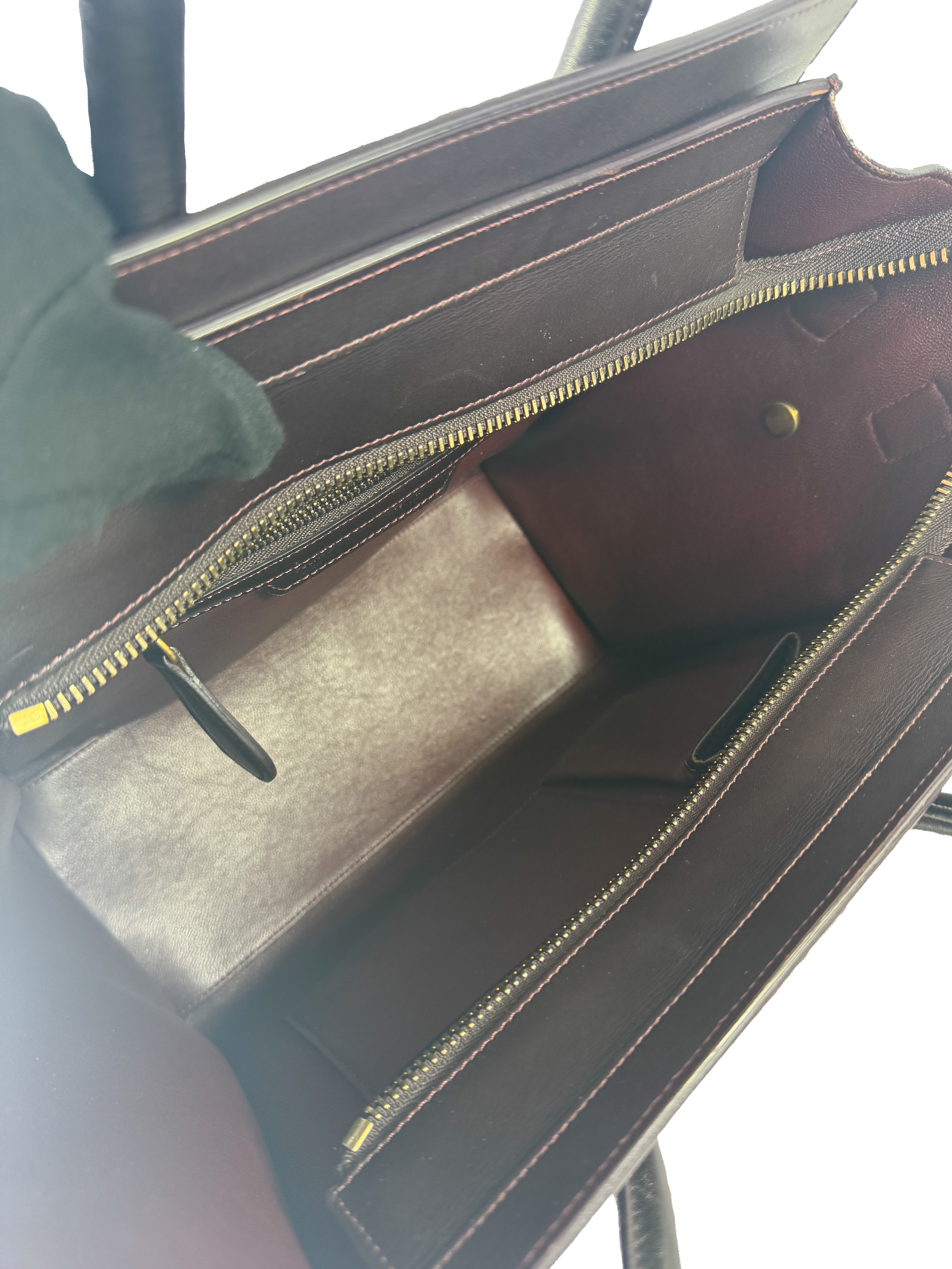 Celine micro tri color luggage tote FGA0144