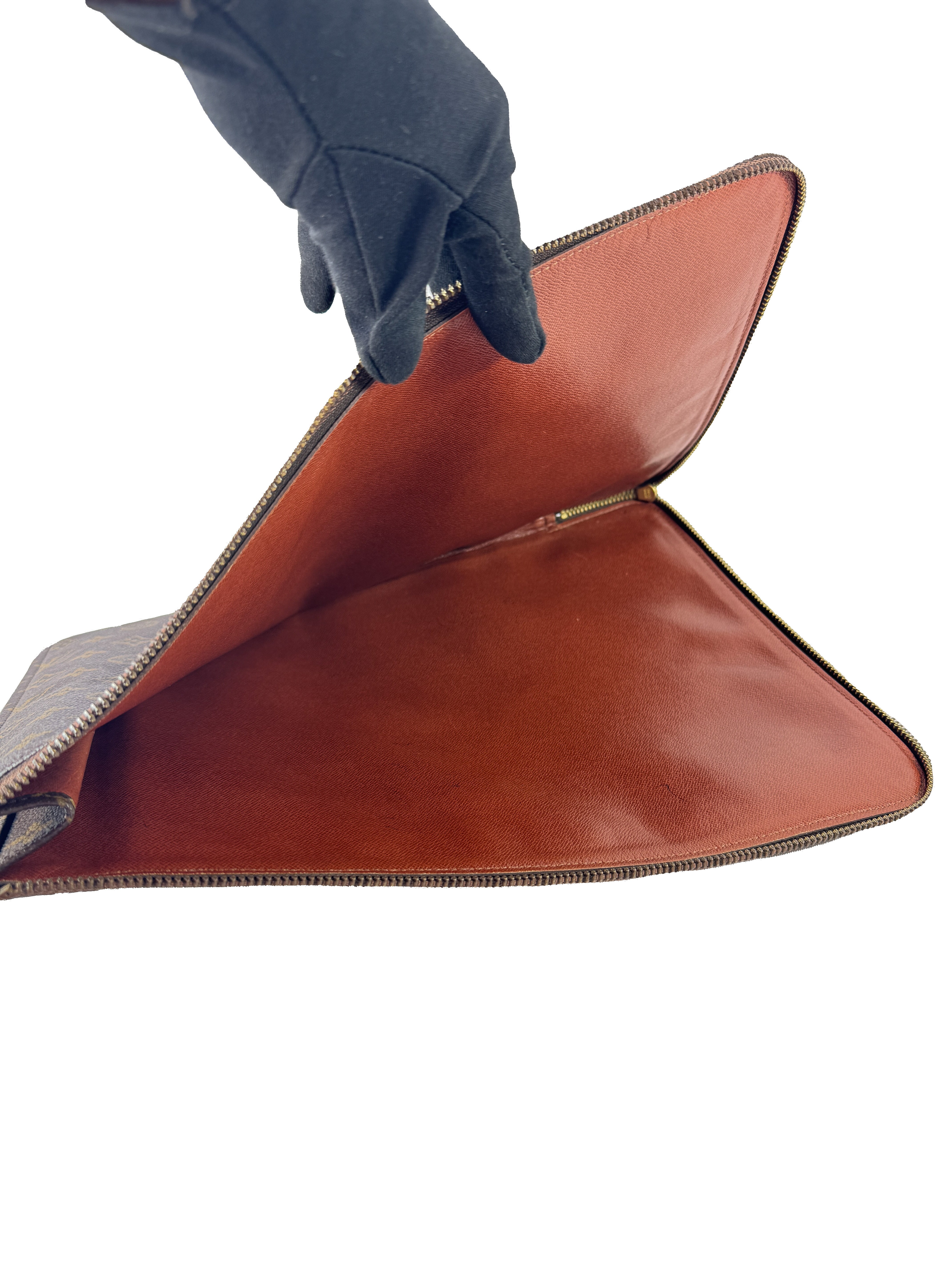 Louis Vuitton monogram porte documents case 853