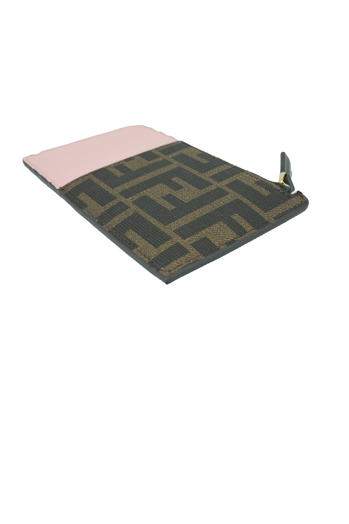 Fendi Monster card case brown, pink 0189
