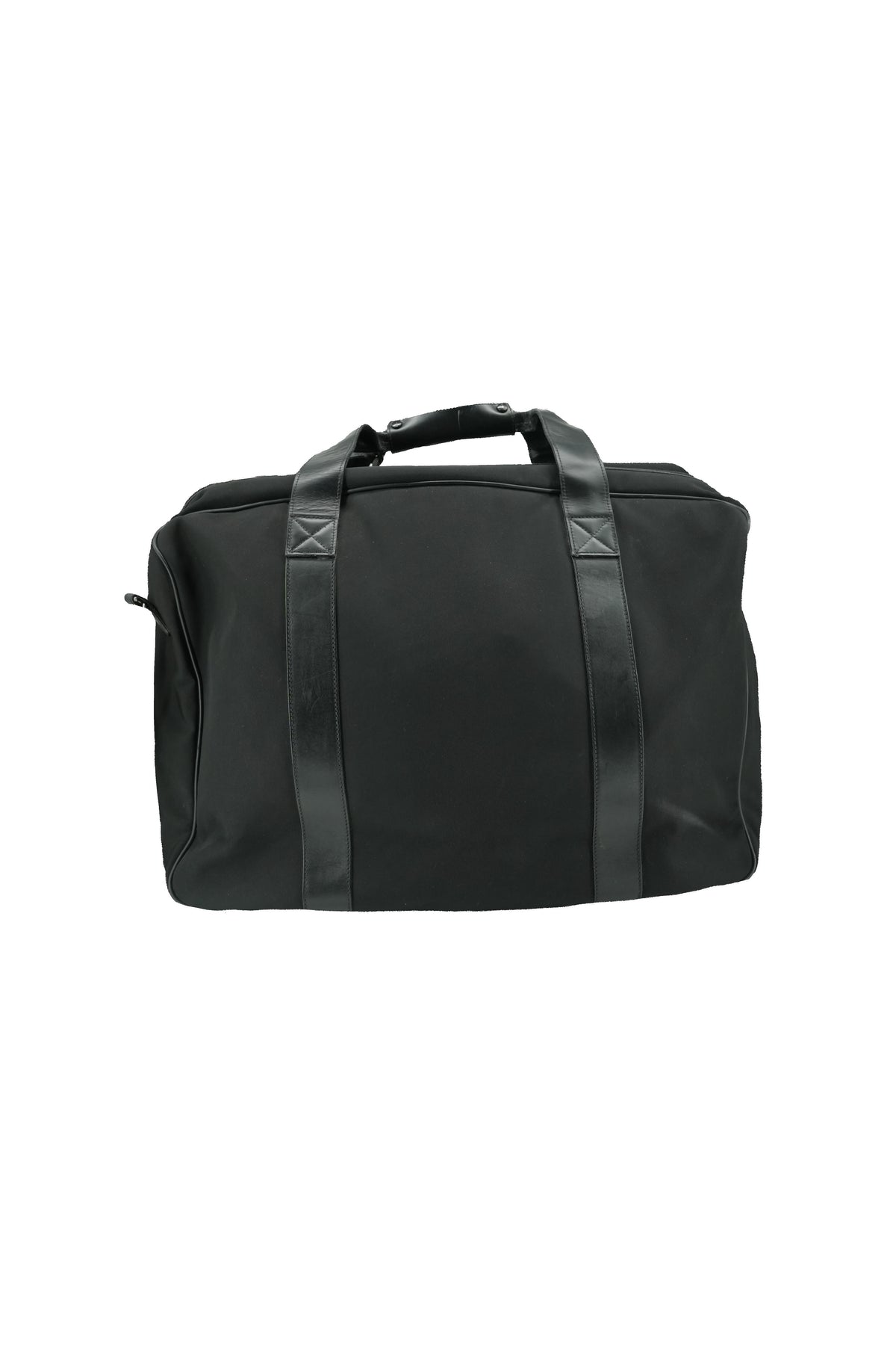 Gucci black canvas soft suitcase