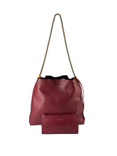 Saint Laurent red Suzanne chain strap shoulder bag  0720