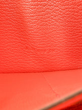 Hermès Kelly orange leather longue mysore wallet A stamp