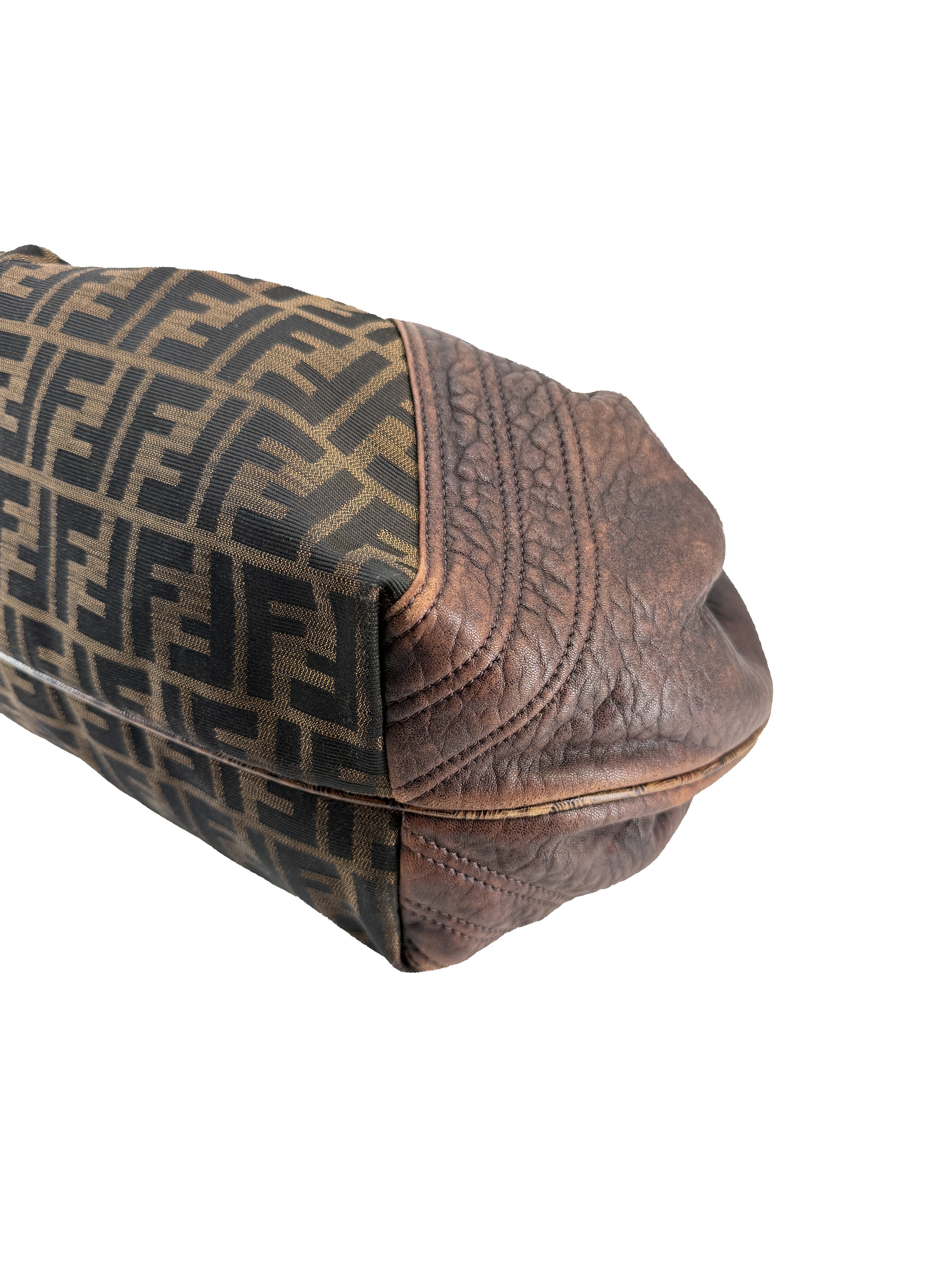 Fendi brown Zucca Spy bag *as is*