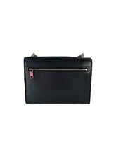 Louis Vuitton black leather mylockme chain BB calfskin bag  BE0221
