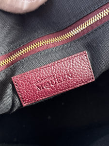 Alexander McQueen burgundy large Legend tote **as is**