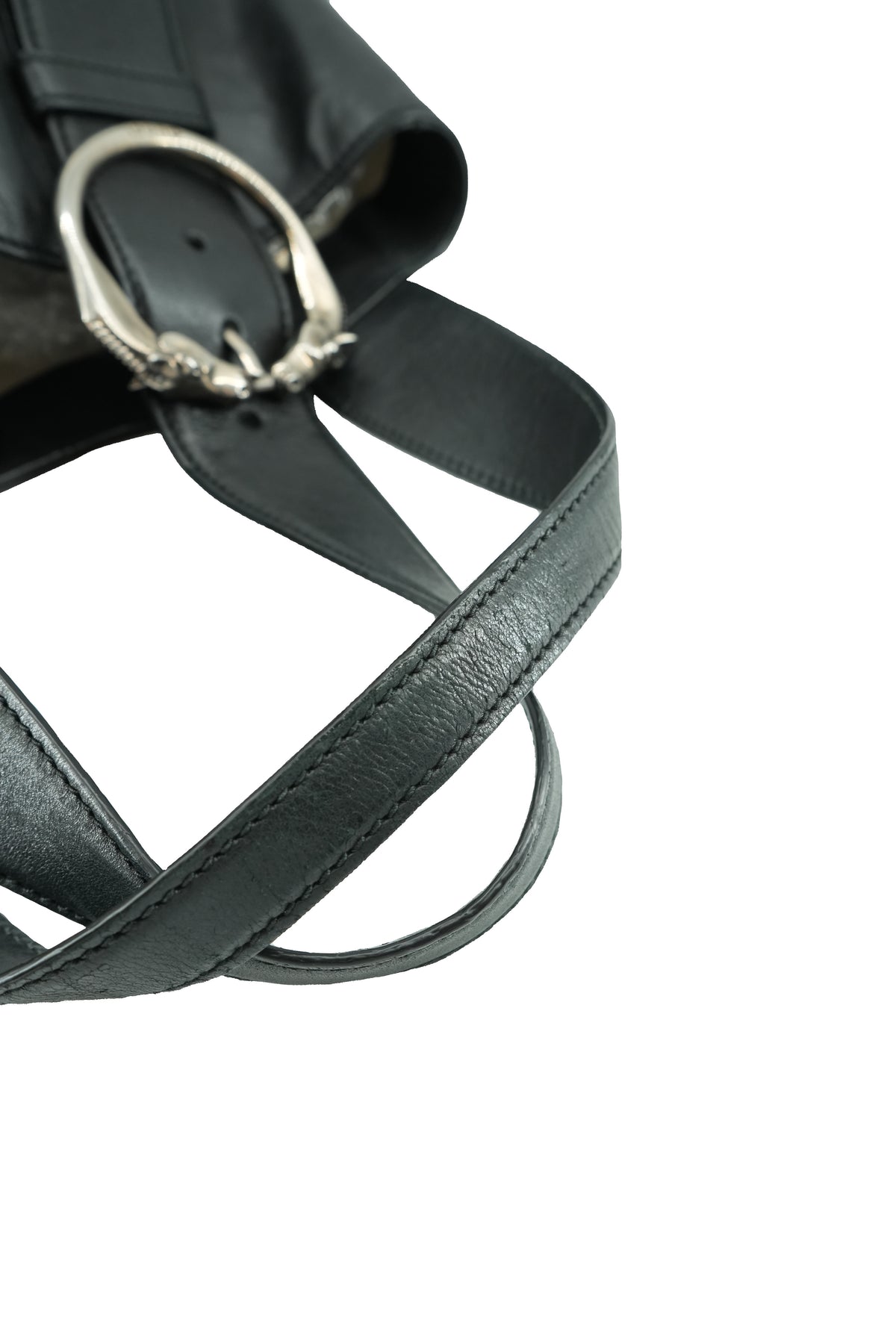 Gucci black Ribot horse tote 502752