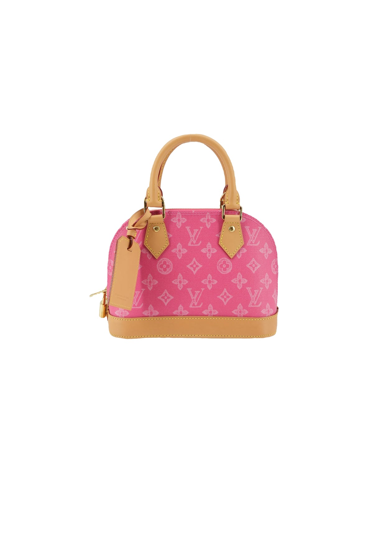 Louis Vuitton monogram Origine pink Alma BB NFC