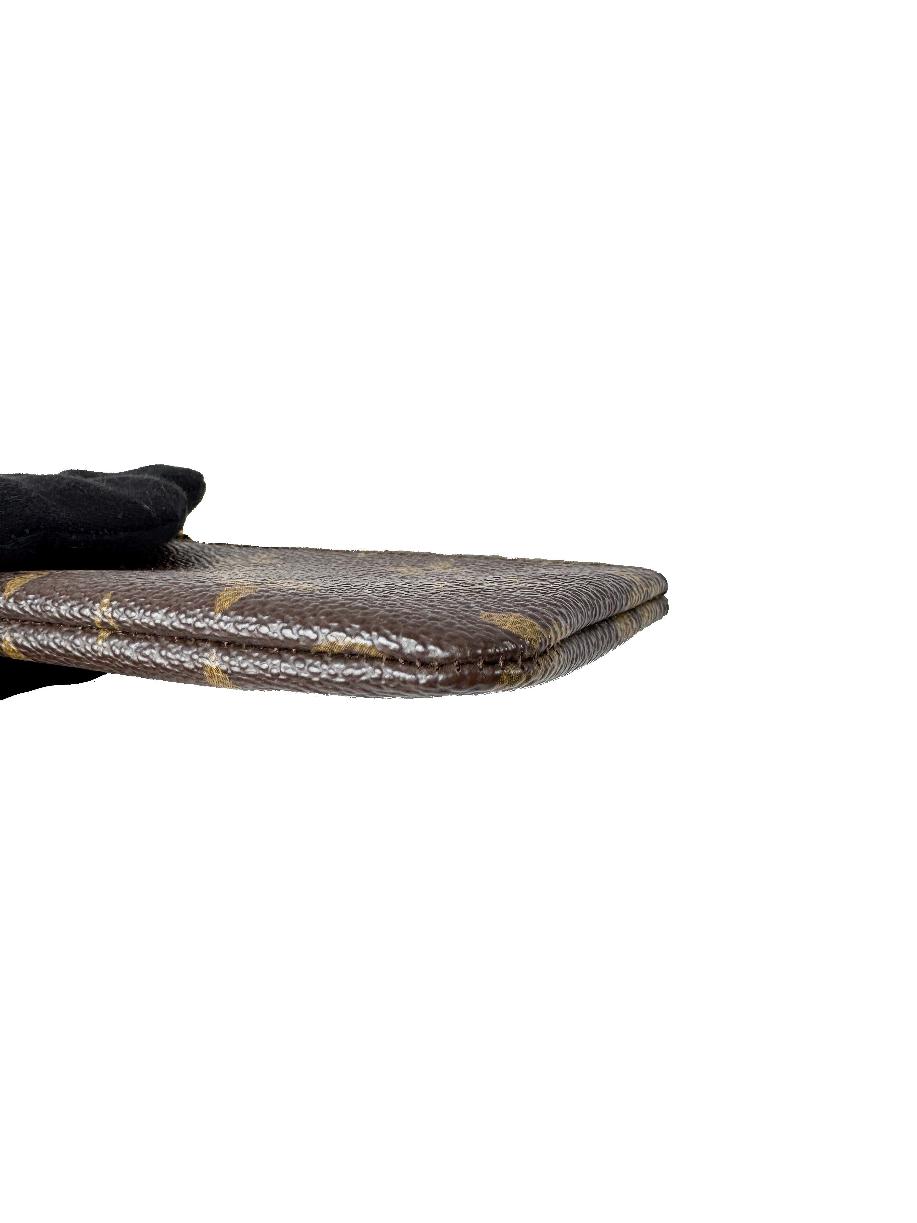 Louis Vuitton monogram vintage key pouch 882ET