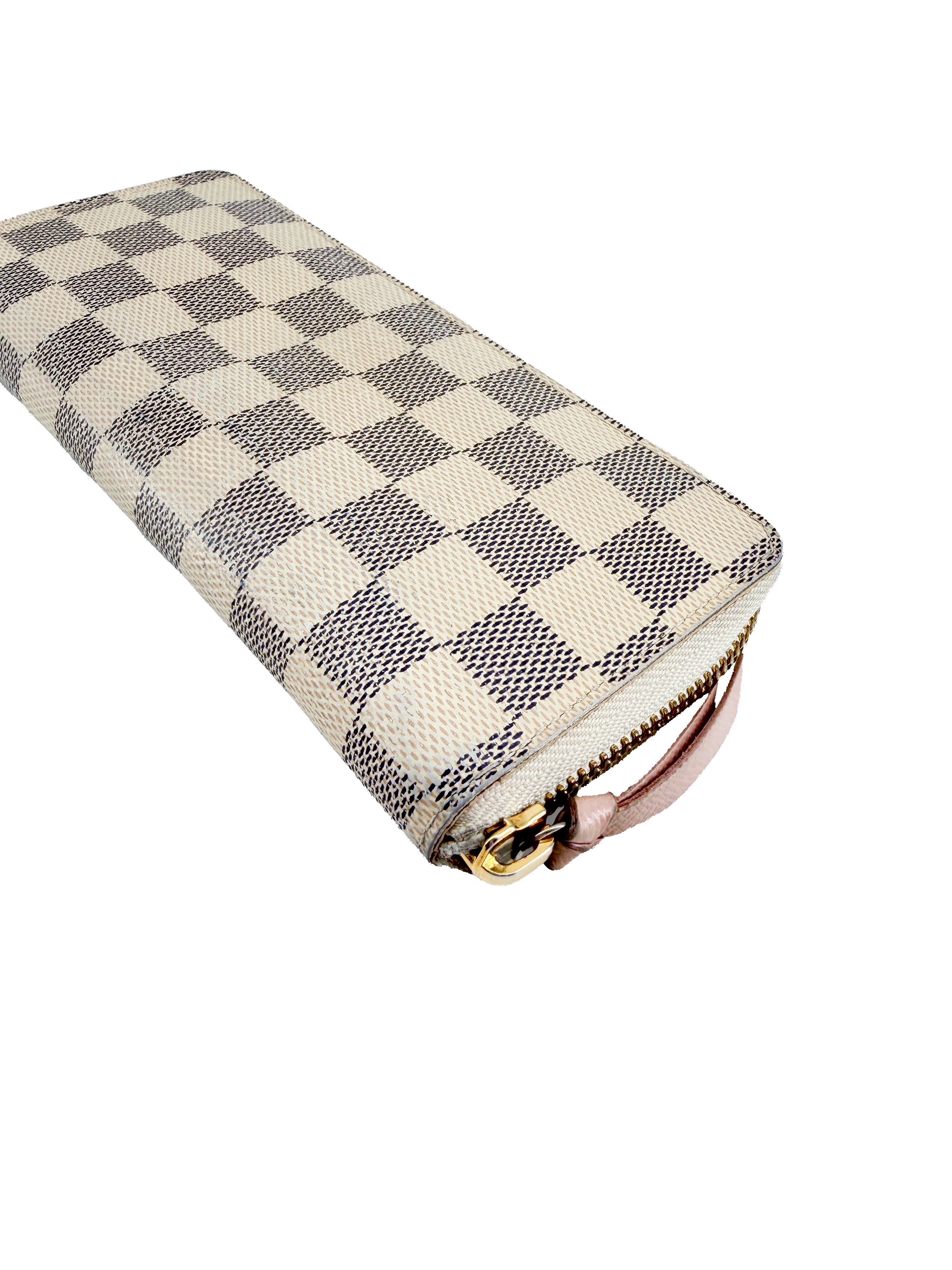 Louis Vuitton damier azur Clemence wallet GI3127