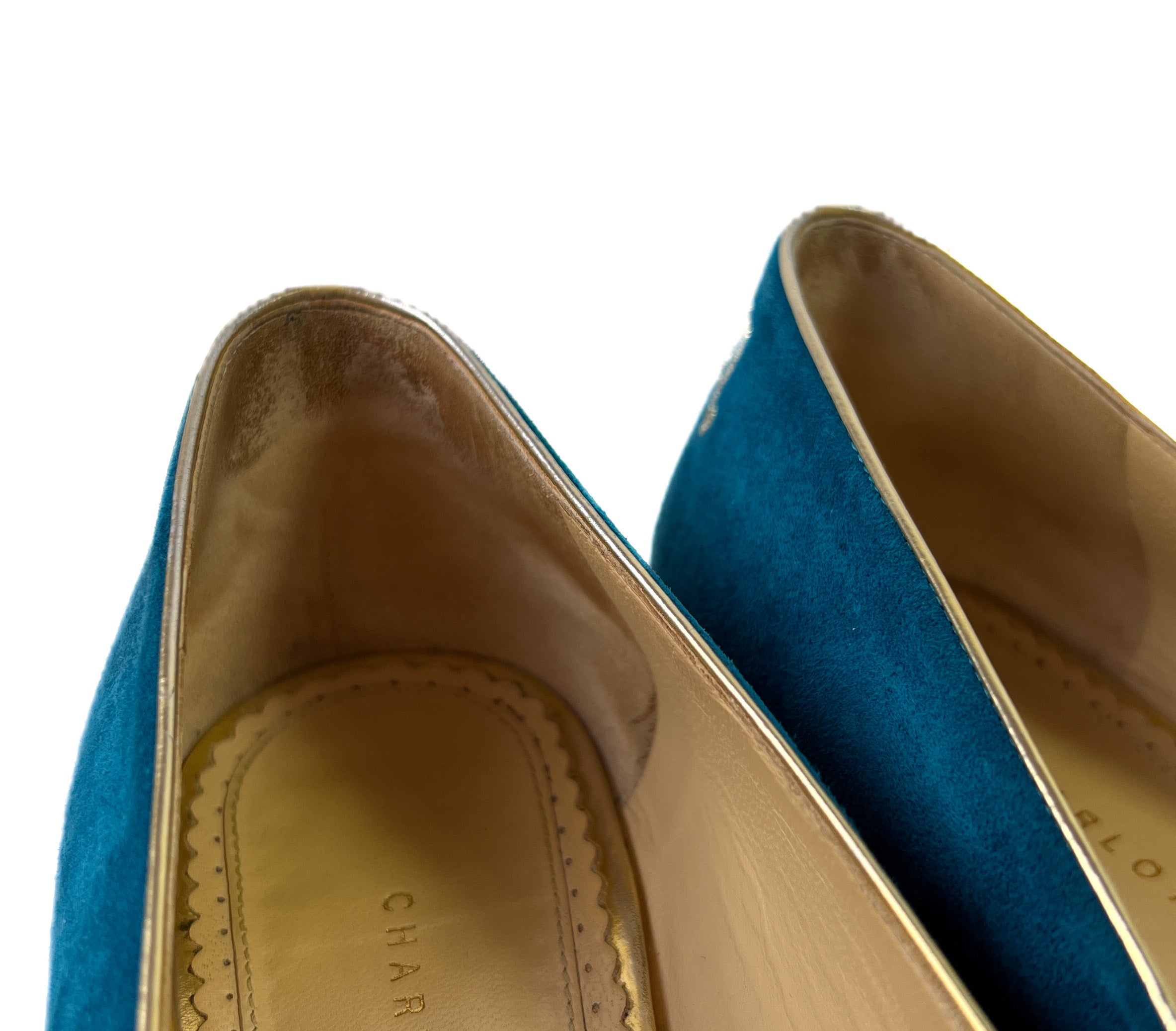 CHARLOTTE OLYMPIA フラットシューズ サイズ 39 Charlotte Olympia teal birthday Scorpio slipper size 39