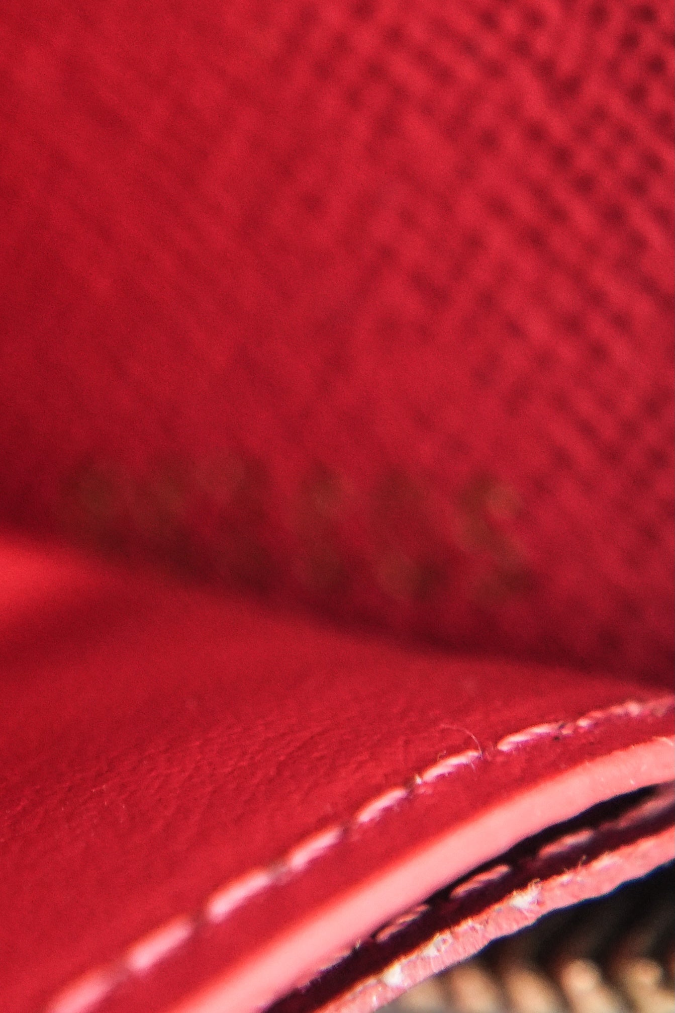 Louis Vuitton damier ebene Clemence wallet red SD3230
