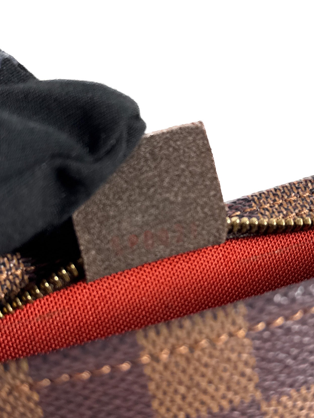 Louis Vuitton damier ebene Trousse make up bag pochette SP0021