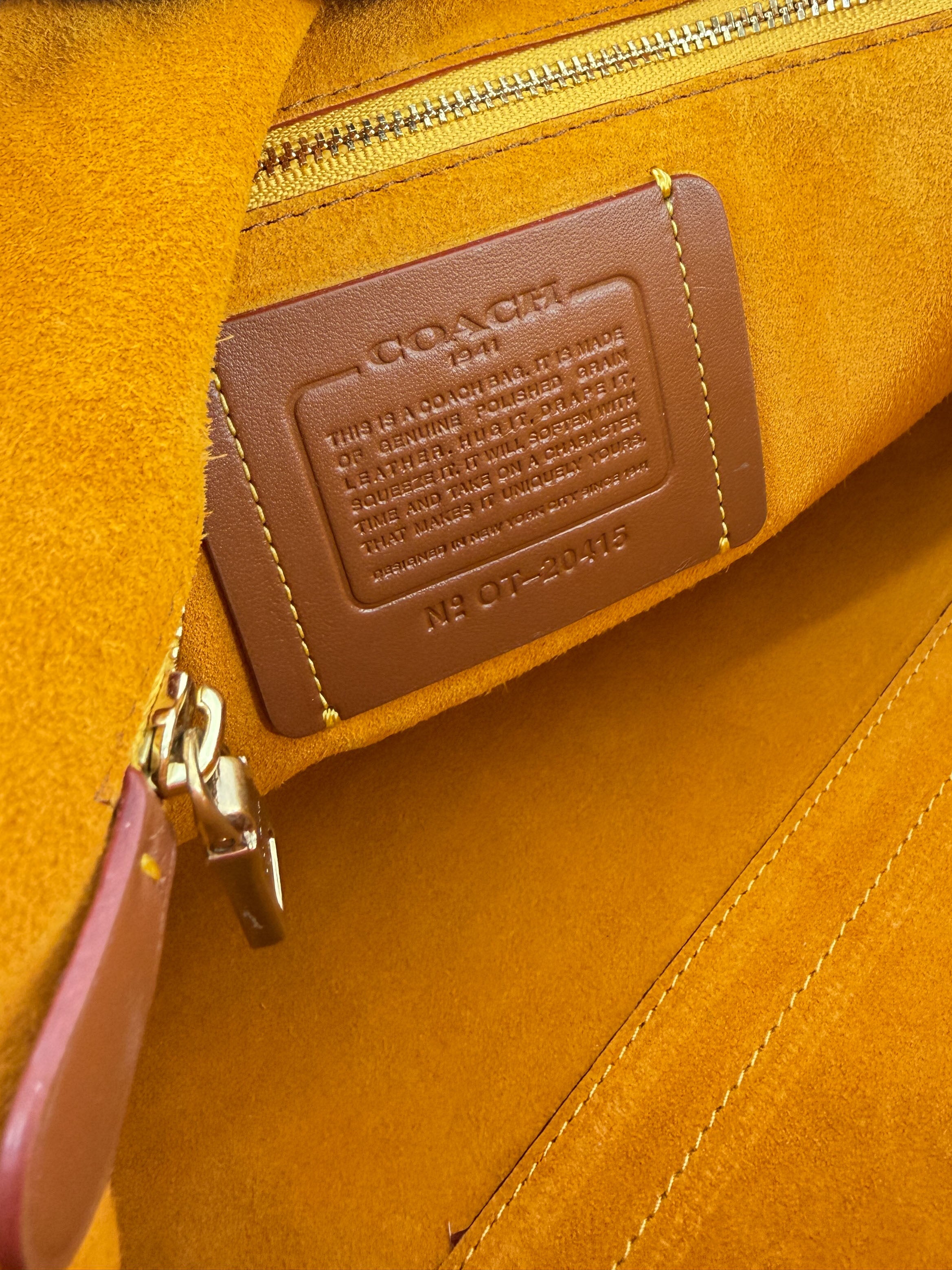 Coach 1941 Outlaw brown leather satchel 20415