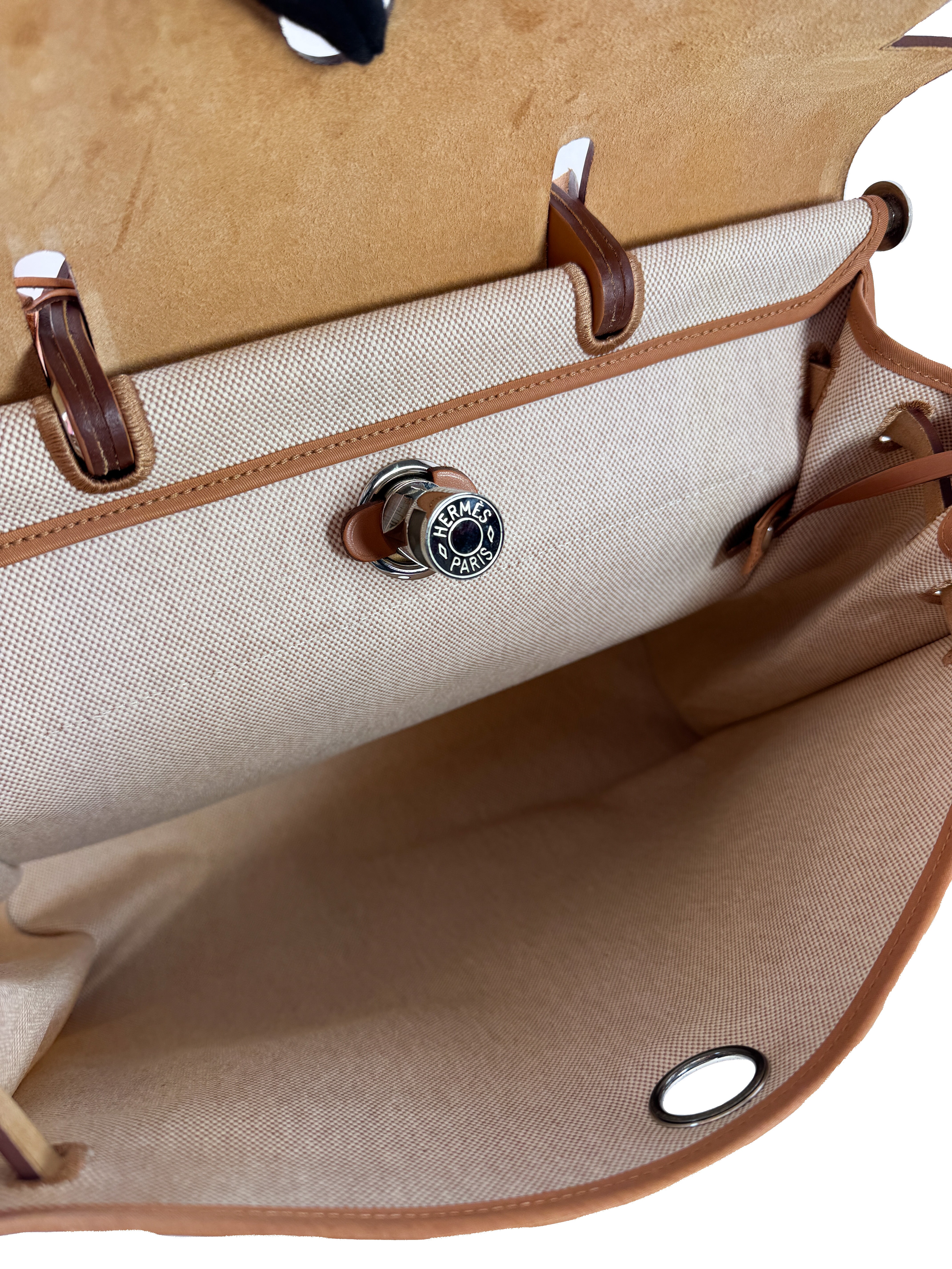 Hermès beige/natural Herbag Zip MM 39 (2013)