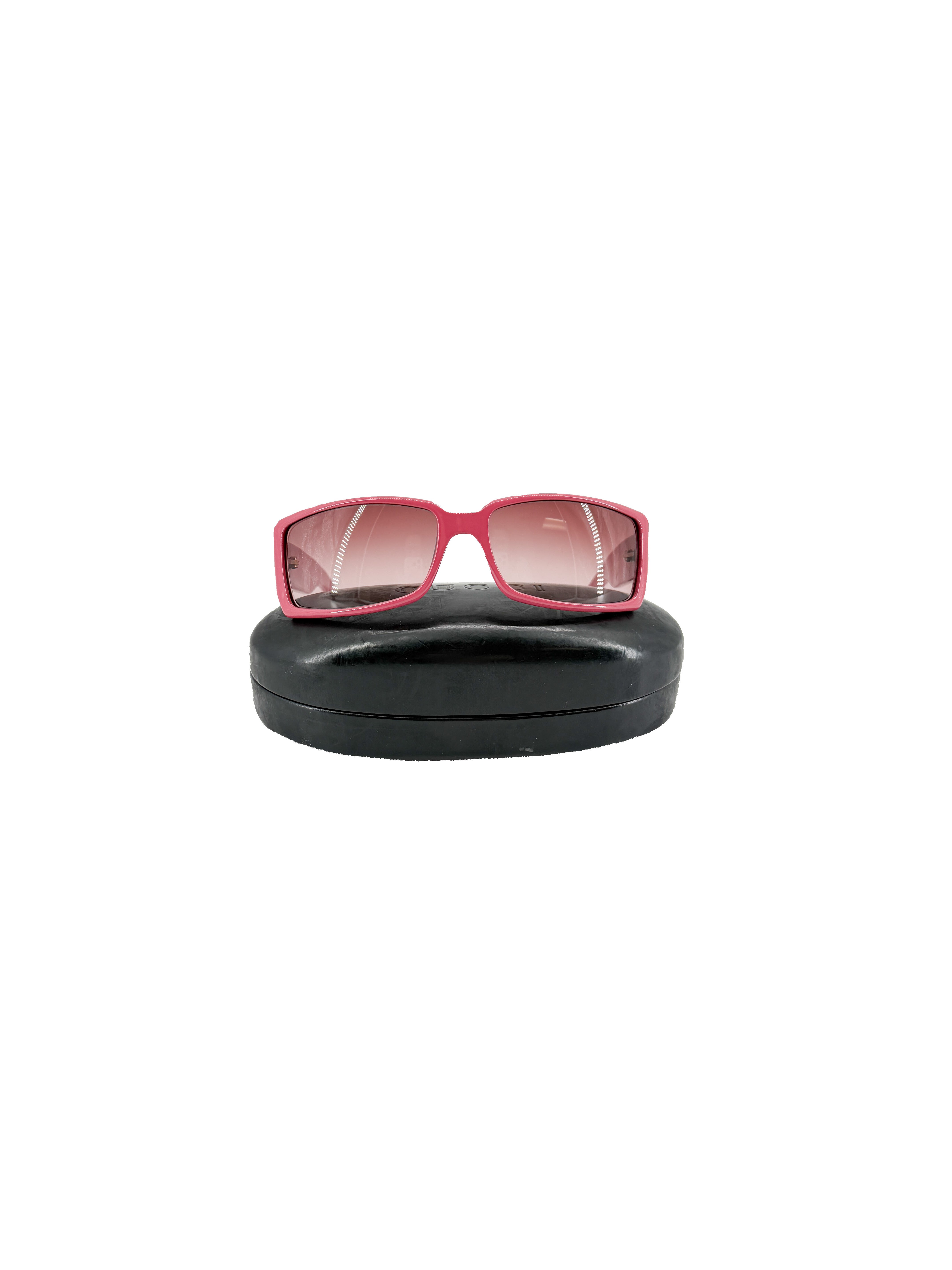 Gucci pink vintage sunglasses GG2564/S *case*