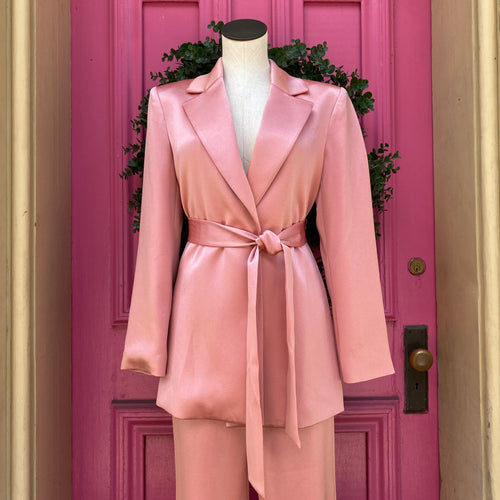 Alice + Olivia pink open blazer size M NWT