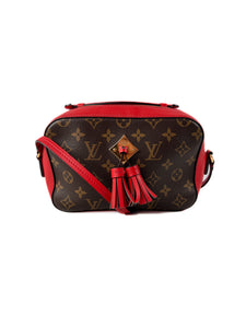 Louis Vuitton monogram brown red Saintonge crossbody AH1179