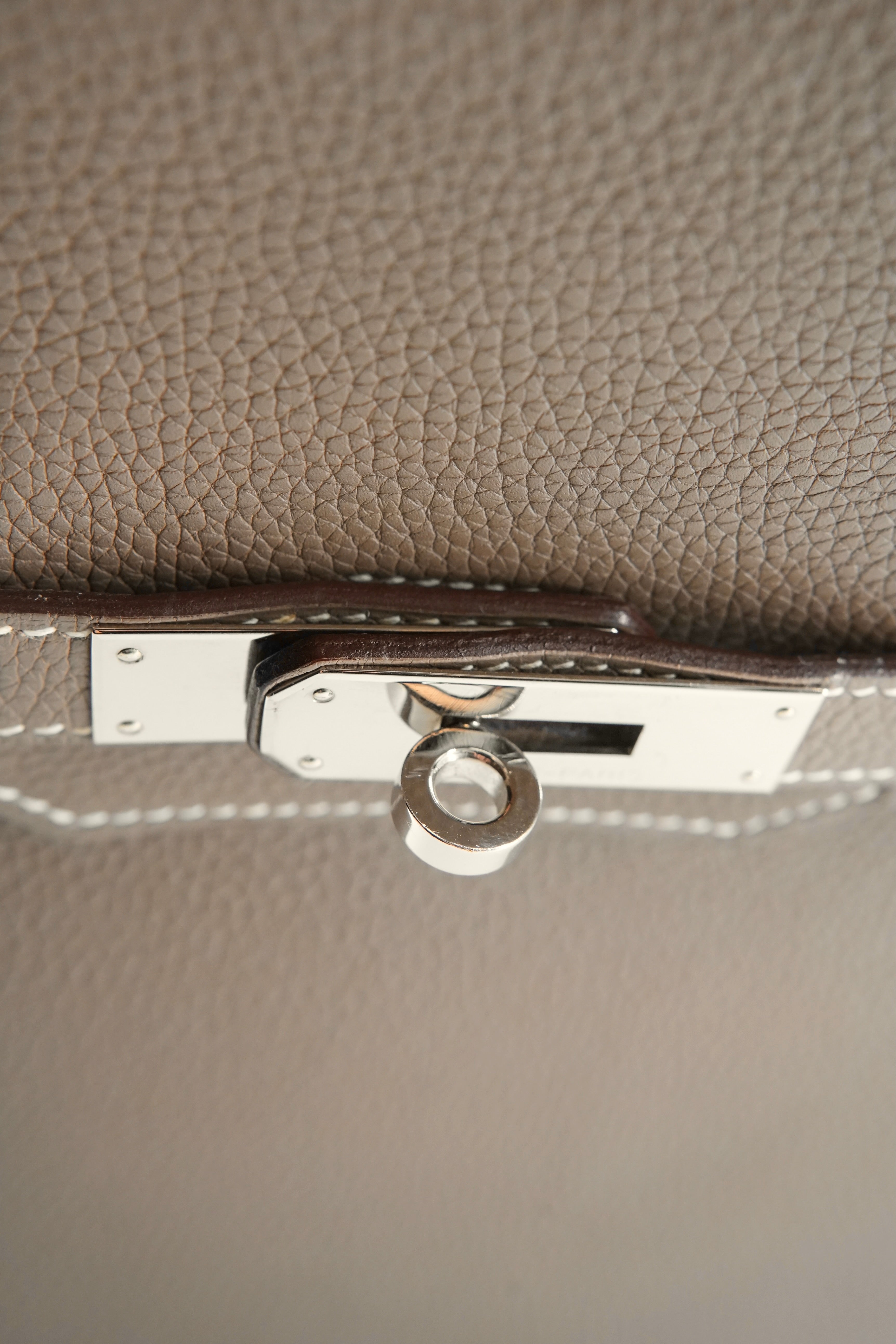 Hermès togo Birkin 35 Etoupe