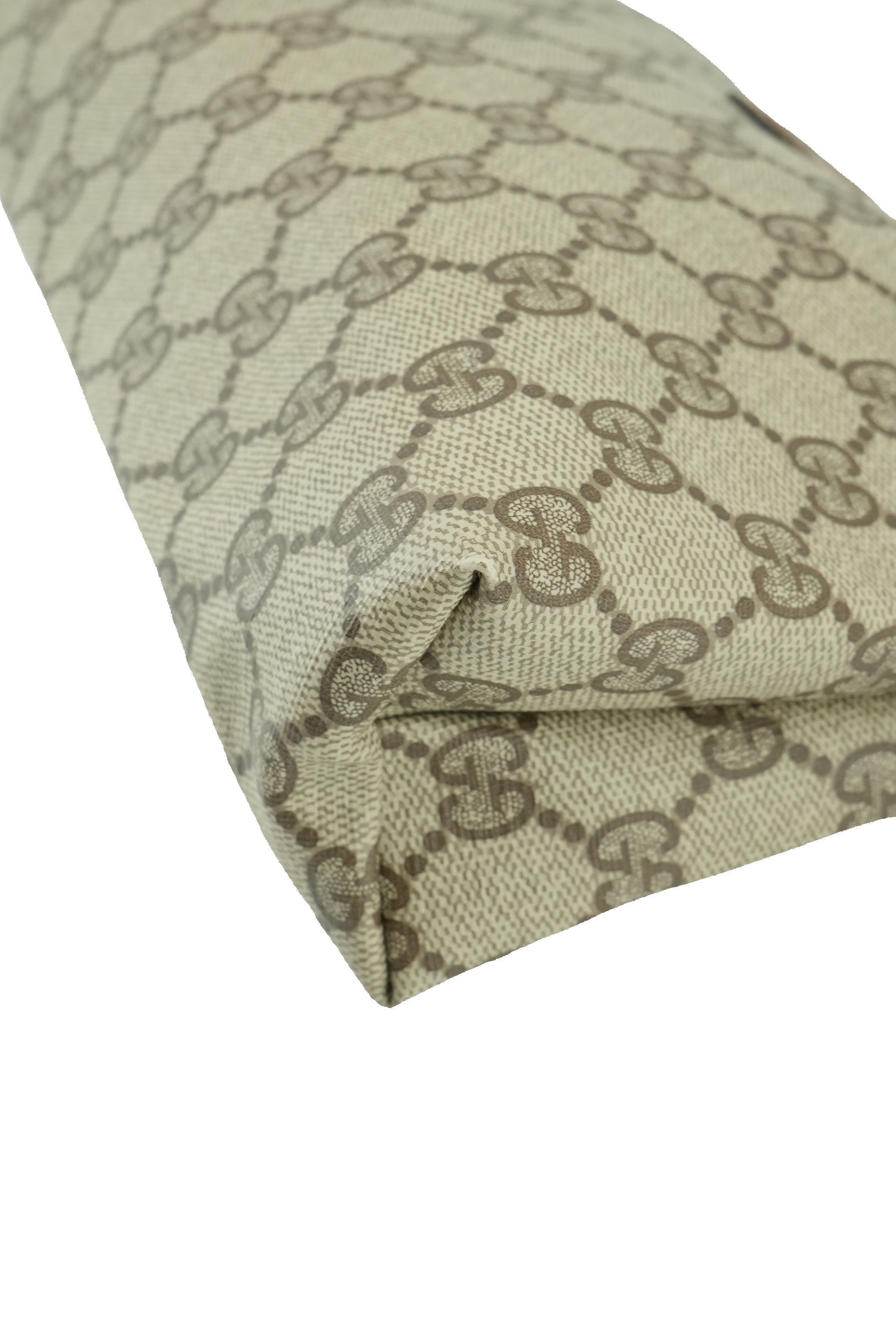 Gucci brown vintage zip pouch 014-115-6088