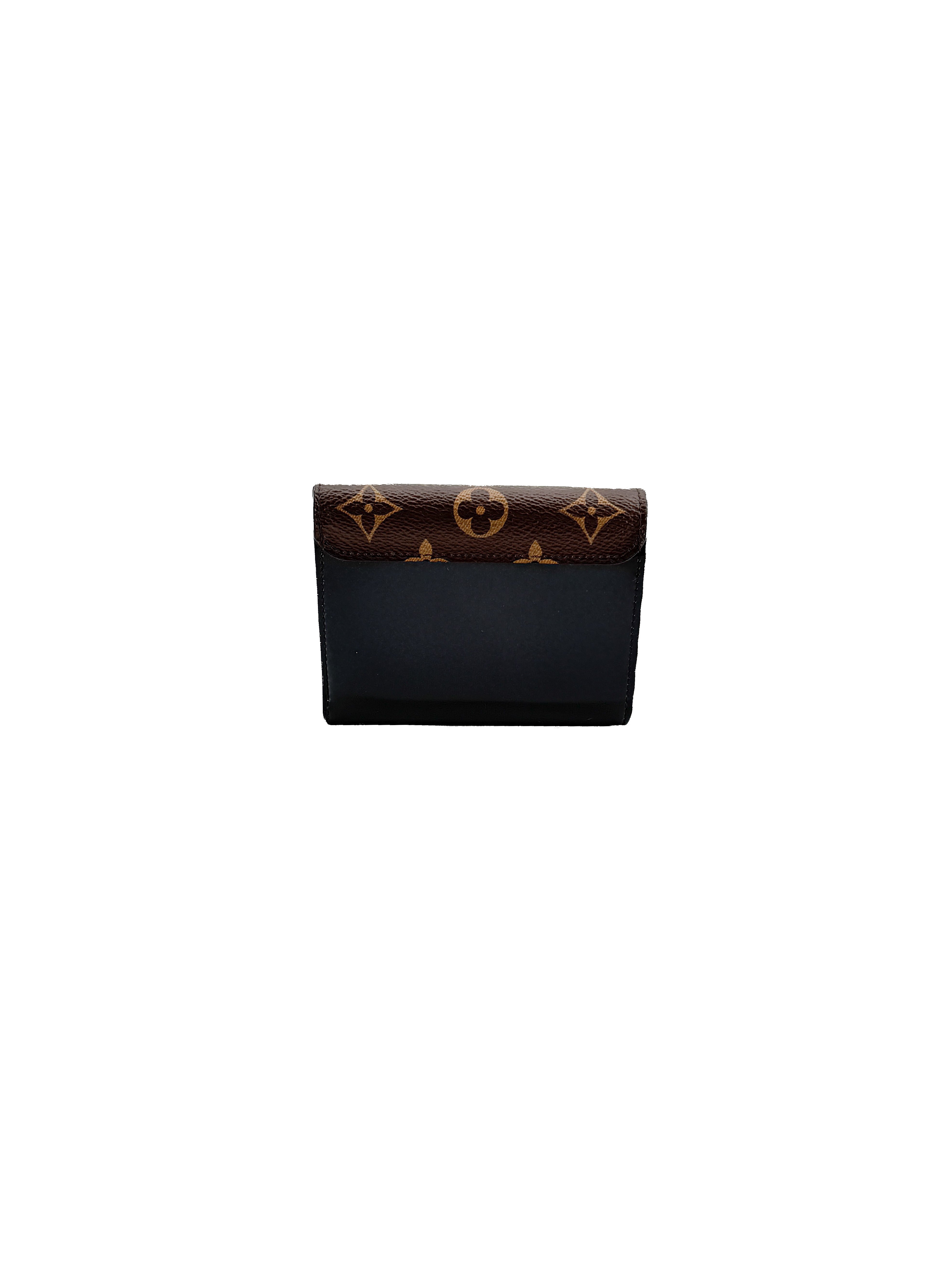 Louis Vuitton Cherrywood vernis compact wallet NZ4119