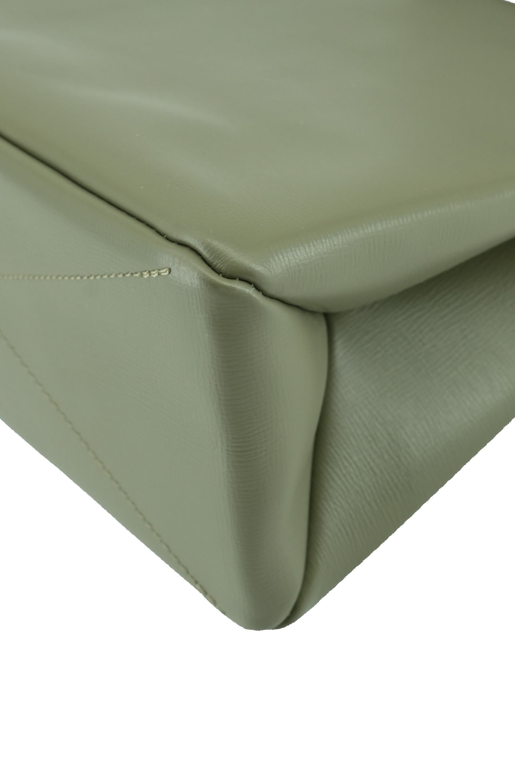 Louis Vuitton Calfskin Mini Shopper Tote Khaki Green NFC