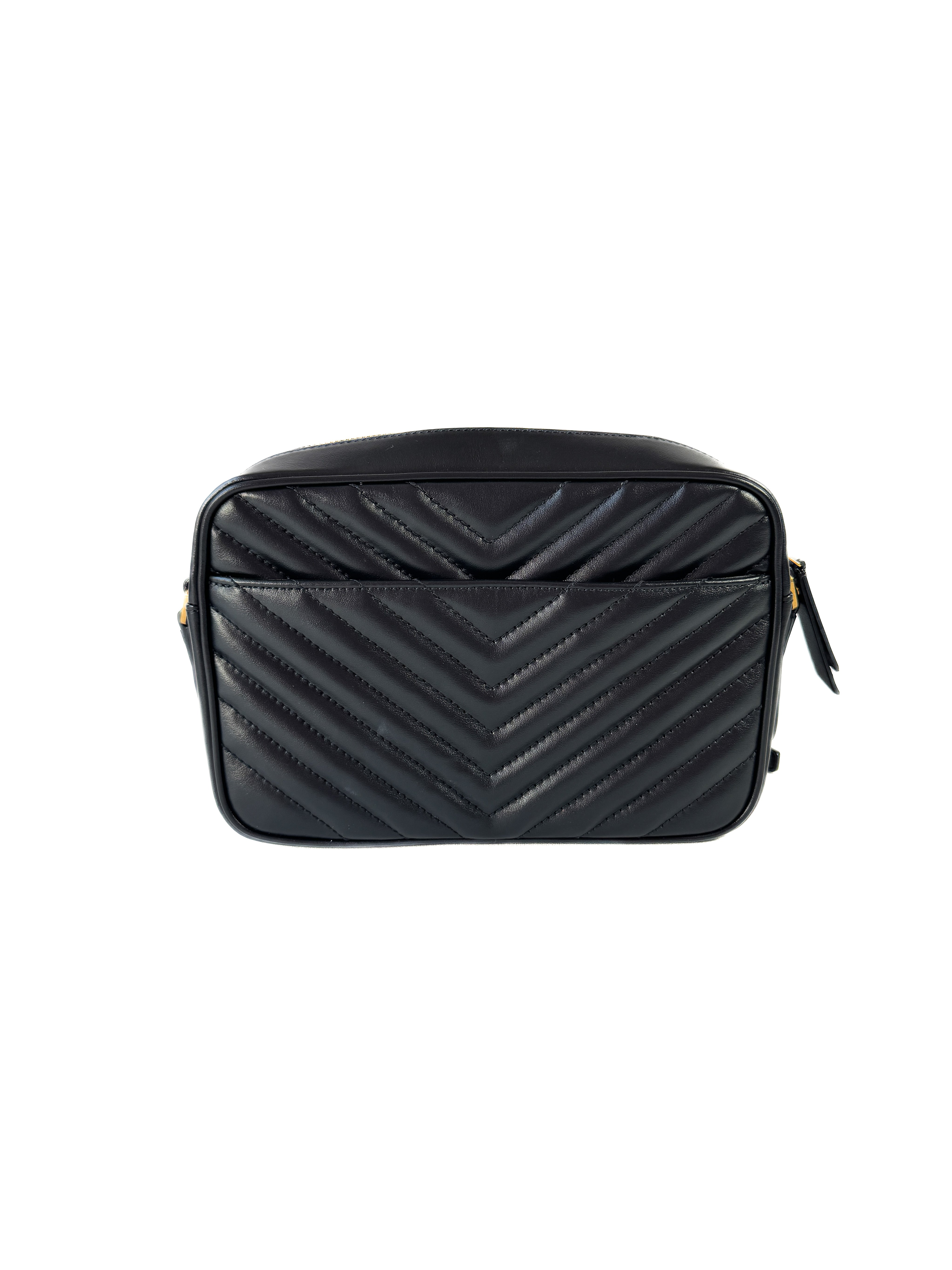 Saint Laurent black Lou medium camera bag FLY761554-0124