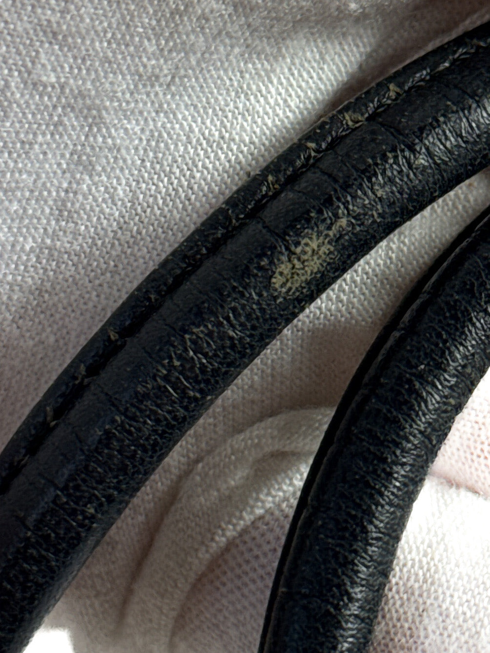 Fendi black vintage leather/mesh tote 228 259645 059