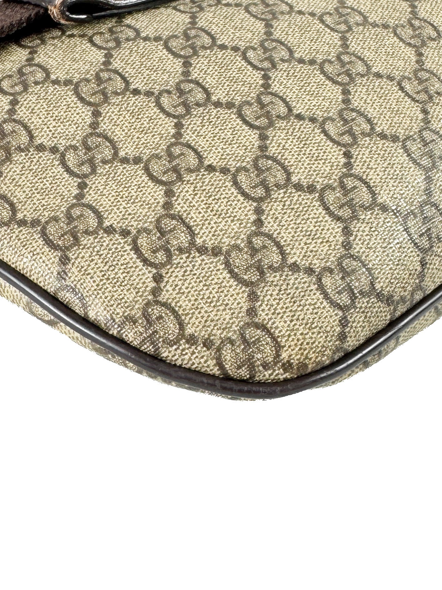 Gucci brown coated canvas GG belt bag 211110001998