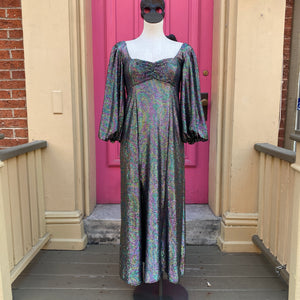 Show me your Mumu purple green SS dress size XS NWT