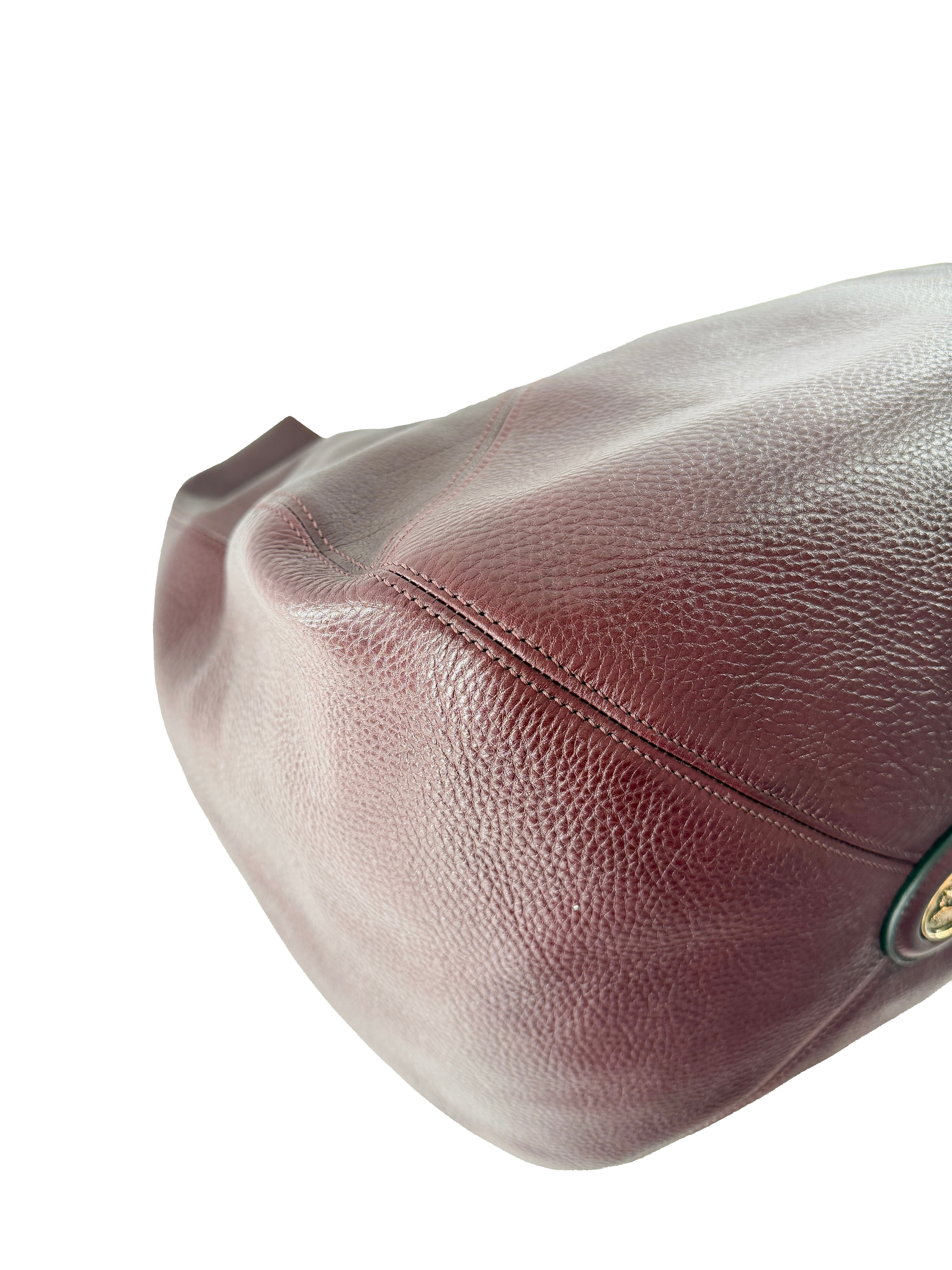 Chloé burgundy medium Balloon Hobo shoulder bag 042511665