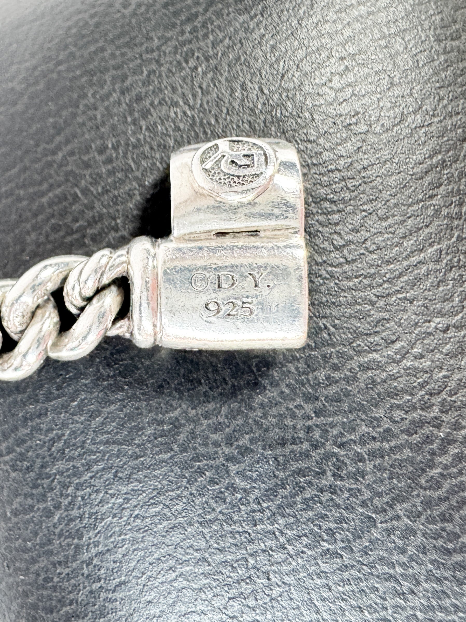 David Yurman Black Diamond Petite Pavé ID Bracelet