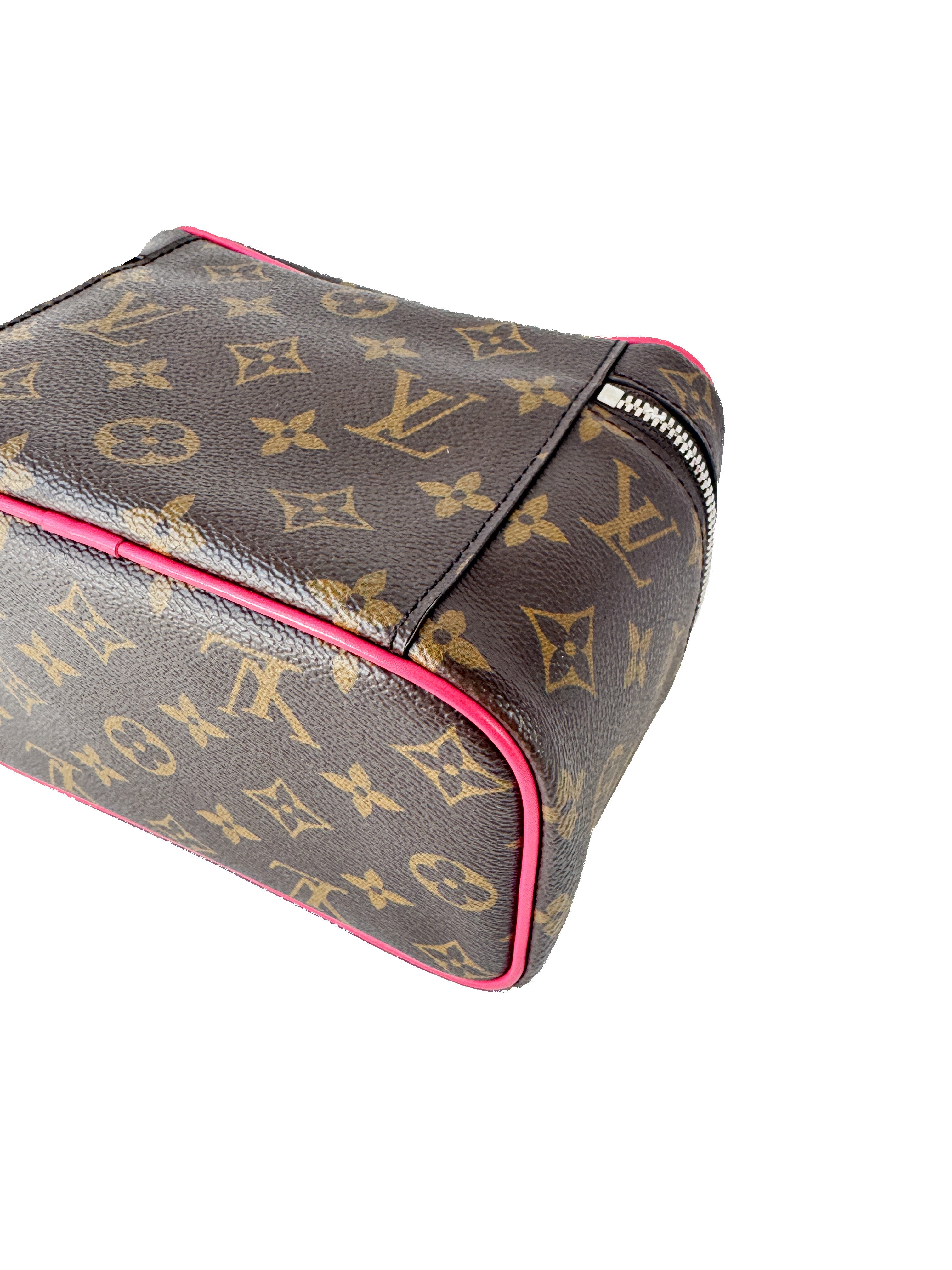 Louis Vuitton monogram pink Nice mini vanity NFC