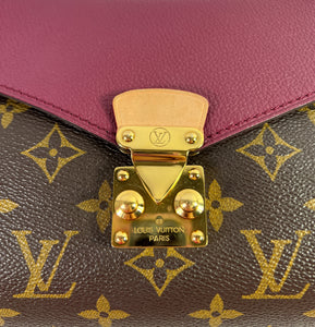 Louis Vuitton Aurore Monogram Coated Canvas Pallas Chain Bag 2014
